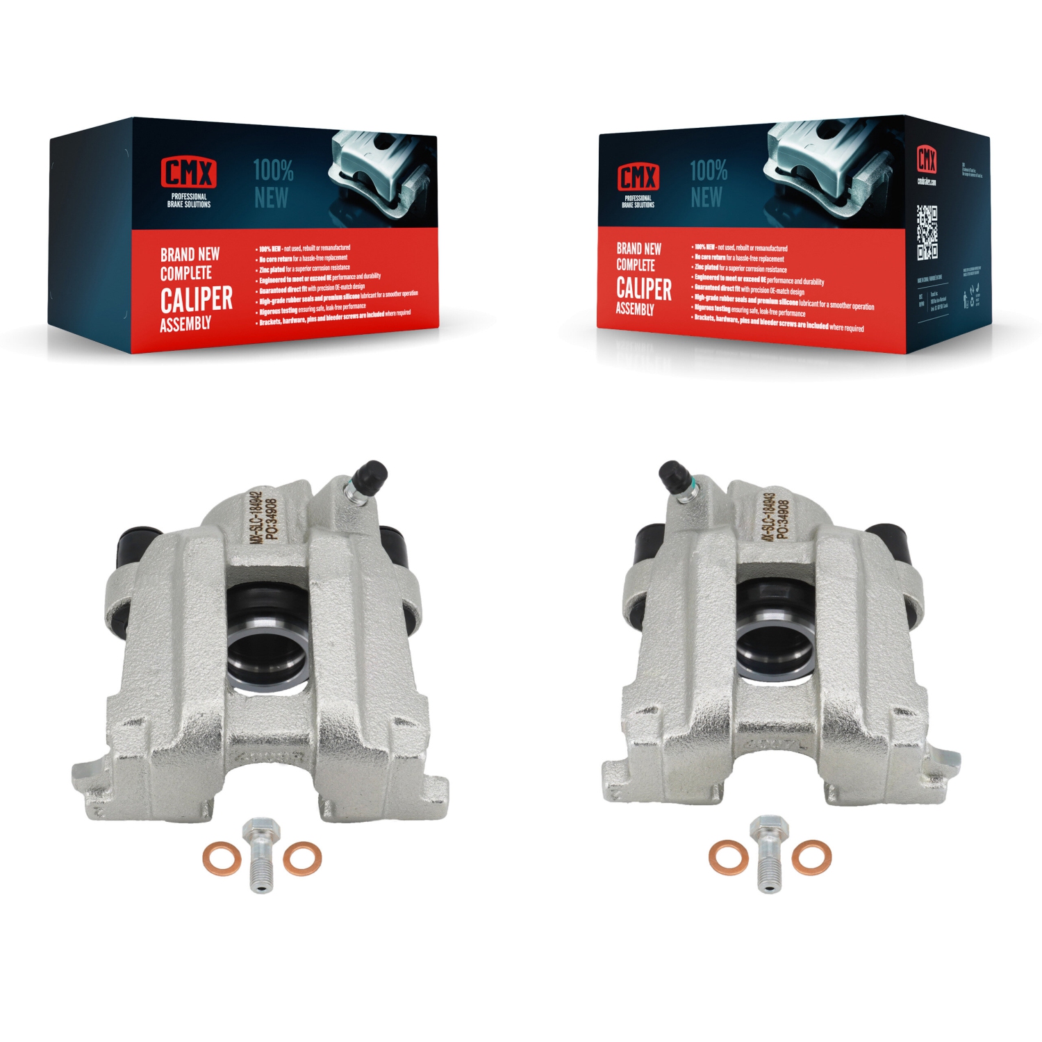 Rear Disc Brake Caliper Left Right Side Kit For Ford Escape Mazda Tribute Mercury Mariner KBC-100426