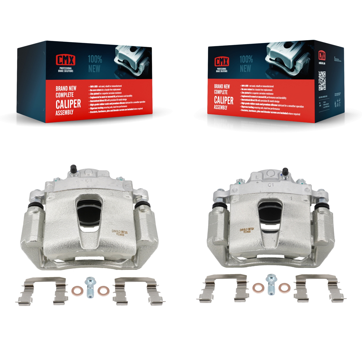TRQ Front Right Brake Caliper w/Bracket Passenger Side Compatible with TRQ Front Right Brake Caliper w/Bracket Passenger Side Compatible with