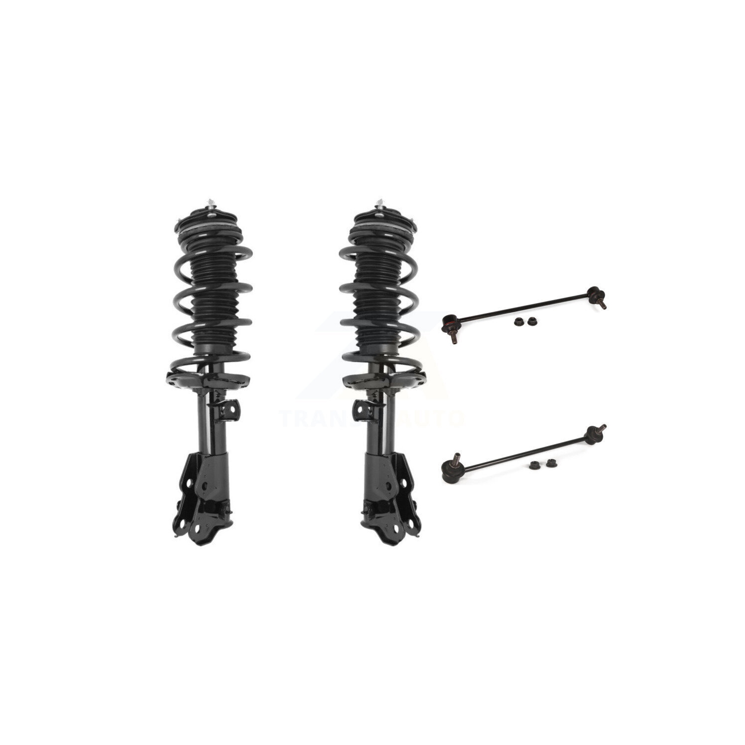 Front Complete Shock Assembly & TOR Link Kit For 2012 Honda Civic Excludes Coupe Si Model KSS-100580