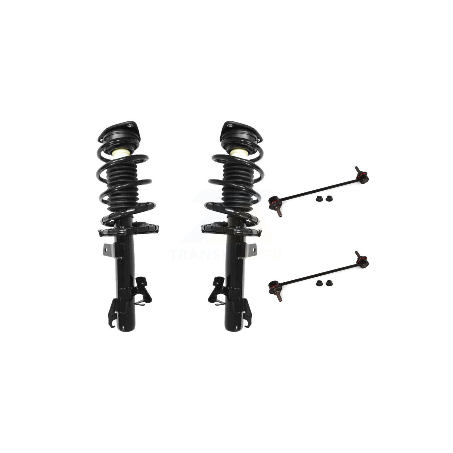 Front Complete Shock Assembly And TOR Link Kit For Mazda 3 Excludes MazdaSpeed Model KSS-100753