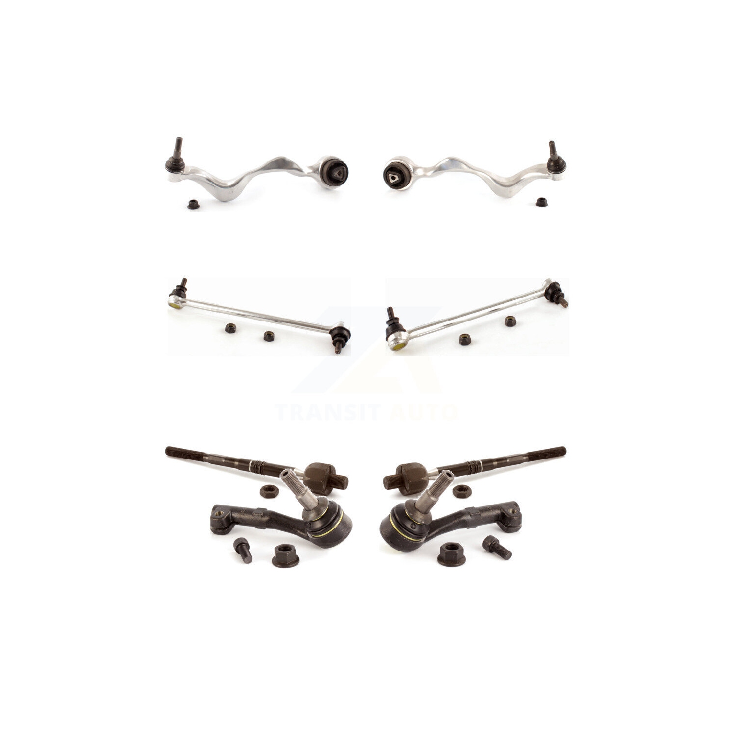 Front Control Arm Ball Joint Tie Rod End Link Kit For BMW 323i 328i X1 335i 128i Z4 KTR-100616