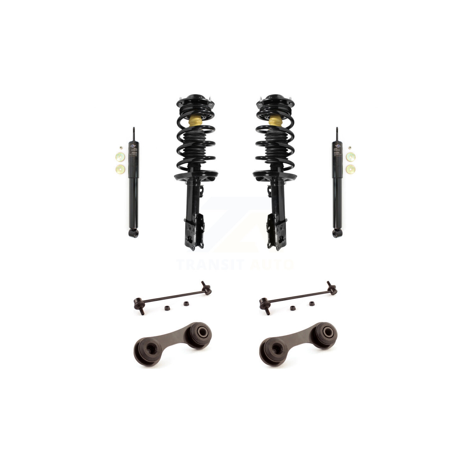 Complete Front Struts Rear Shocks w/ Springs Mounts For 2000-2005