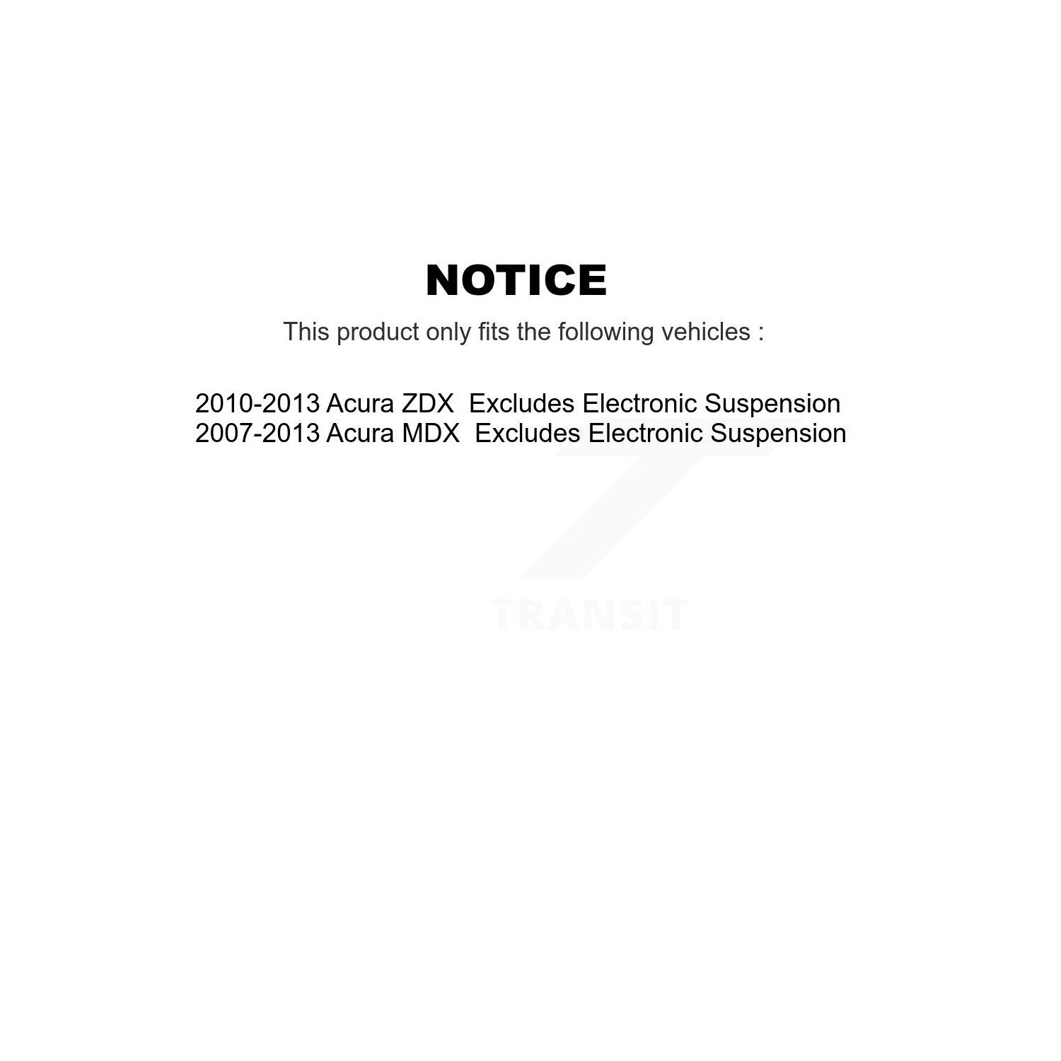 Front Shock Assembly And TOR Link Kit For Acura MDX ZDX Excludes Electronic Suspension KSS-100766