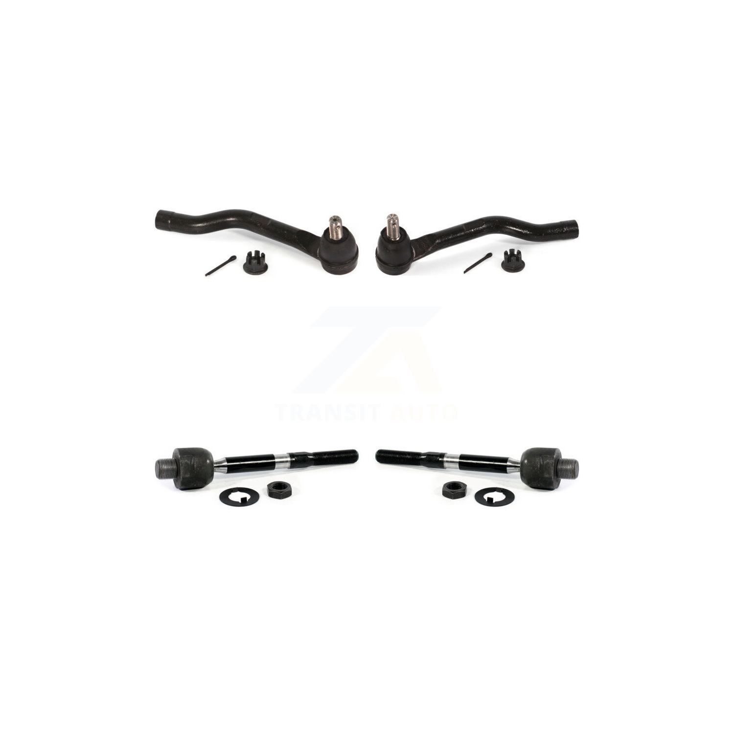 Ensemble d'embouts de biellette de direction extérieure et intérieure pour Honda Accord Acura TLX 2,4&nbsp;L KTR-105025