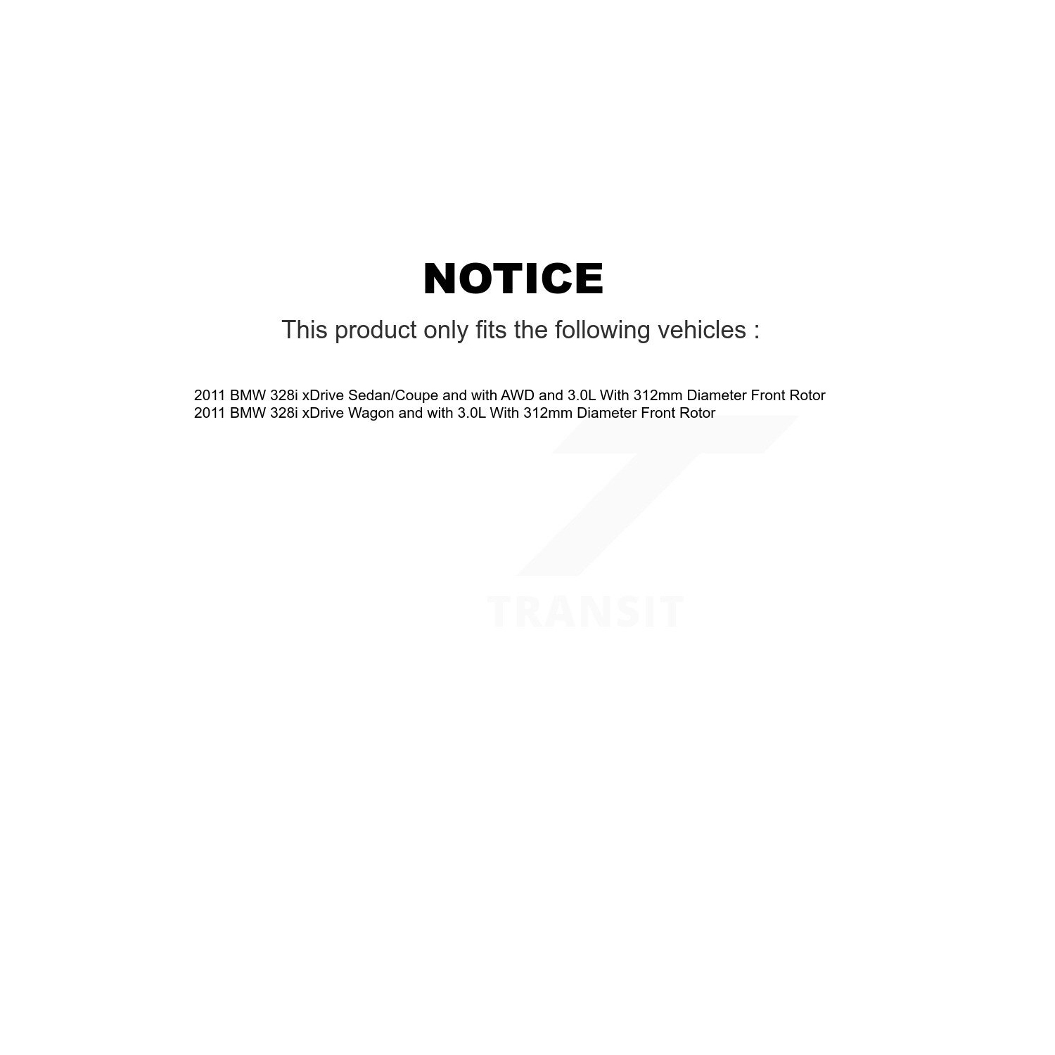 Front Rear Ceramic Disc Brake Pads And Wear Sensors Kit For BMW 328i xDrive KCW-100436