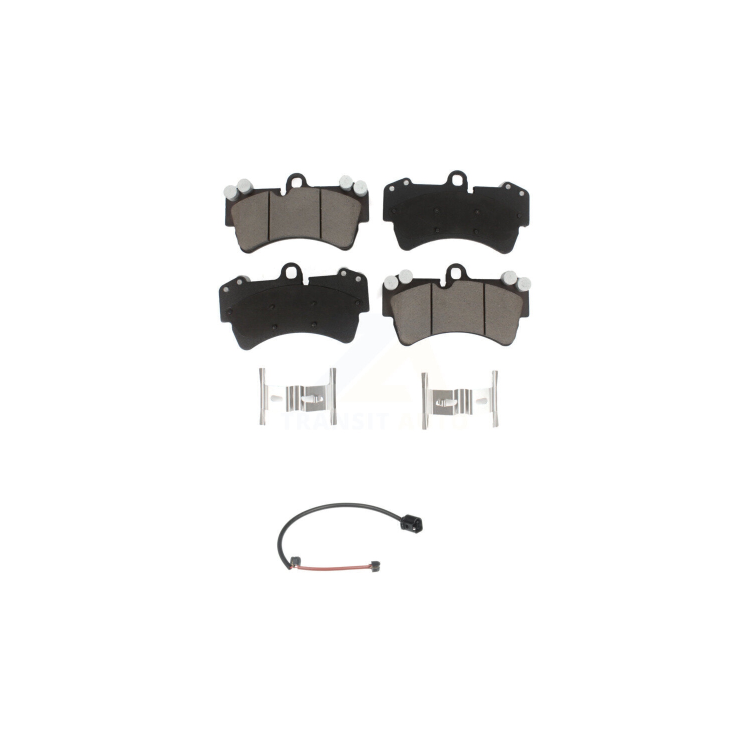 Front Ceramic Disc Brake Pads And Wear Sensors Kit For Audi Q7 Porsche Cayenne KCW-100523