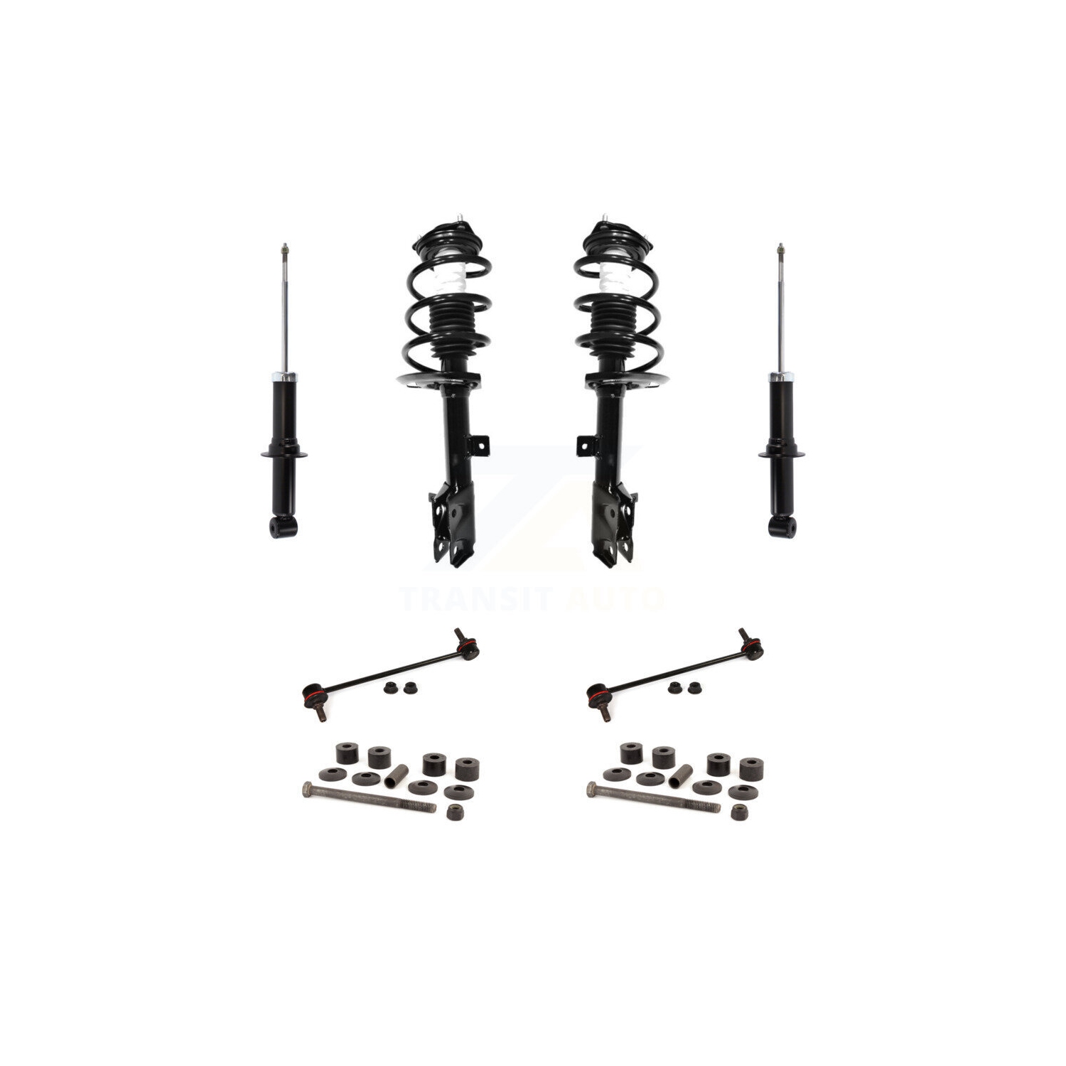 Ensemble complet de jambe de force et de biellette de torse avant arrière pour Jeep Patriot Compass KSS-107725