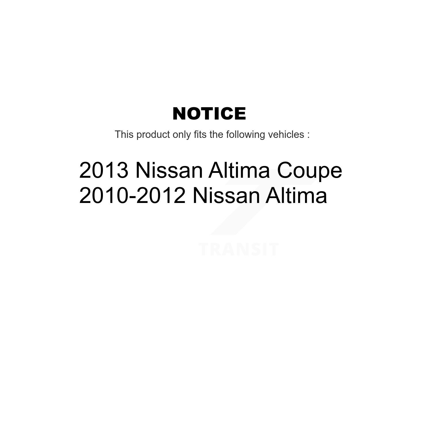 Front Rear Ceramic Disc Brake Pads Kit For Nissan Altima KNN-101062