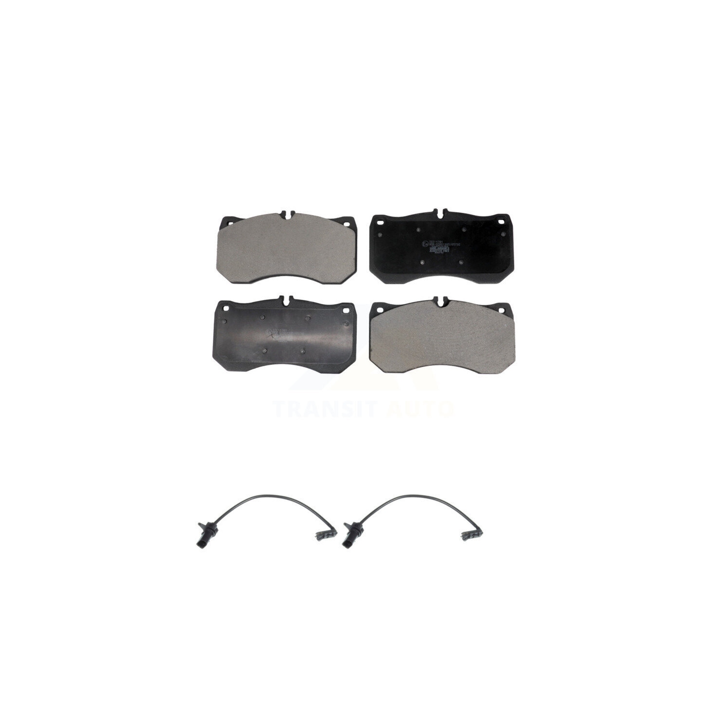 Front Ceramic Disc Brake Pads And Wear Sensors Kit For Audi S6 S7 S8 KTW-101565
