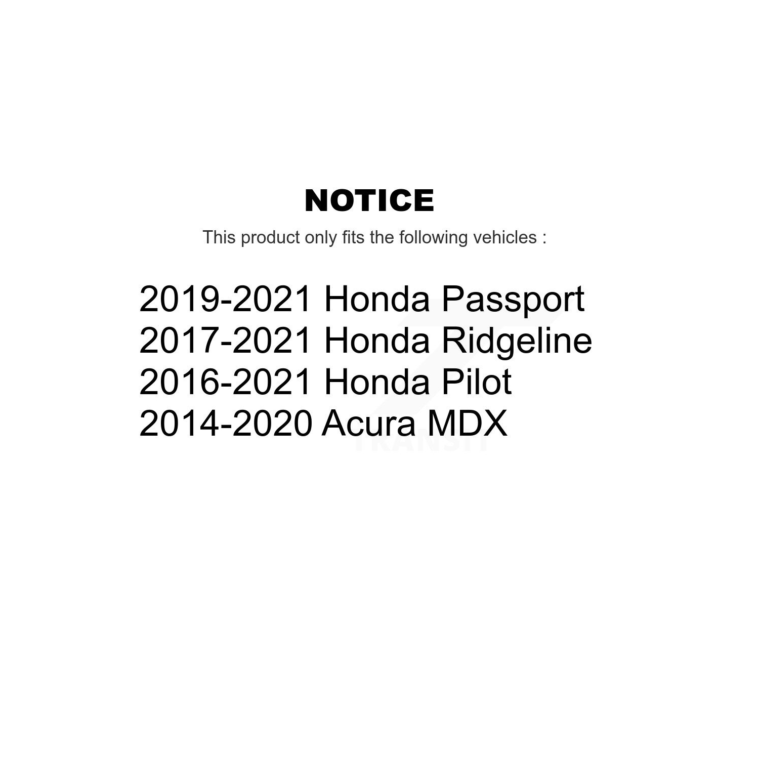 Front Suspension Stabilizer Bar Link Kit For Honda Pilot Acura MDX Ridgeline Passport KTR-101660