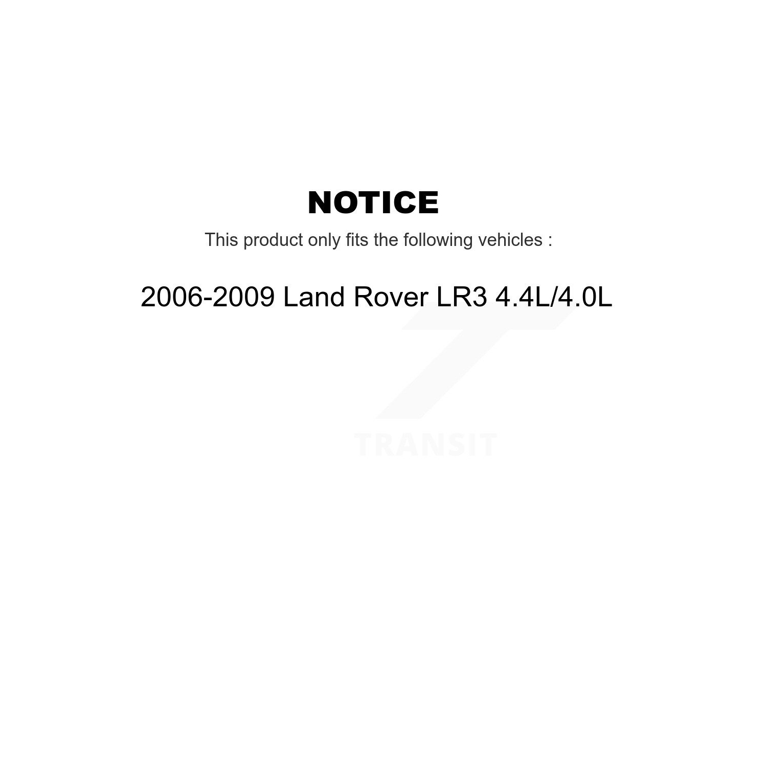 Plaquettes de frein à disque en céramique avant arrière et capteurs d'usure pour KNW-100384 2005-2009 Land Rover LR3 4,4&nbsp;L