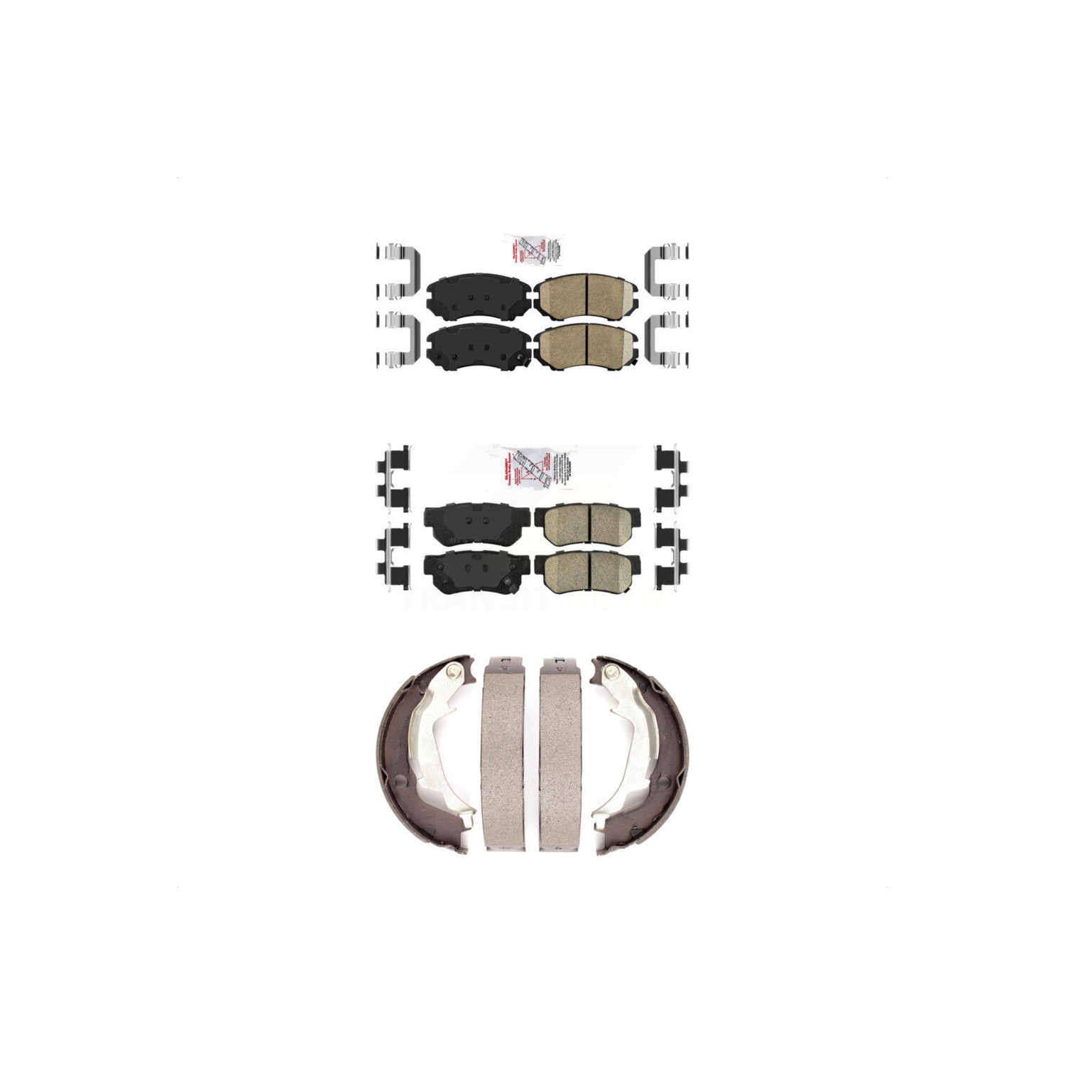 Front Rear Ceramic Disc Brake Pads Kit For Hyundai Sonata Kia Optima Knn 100645