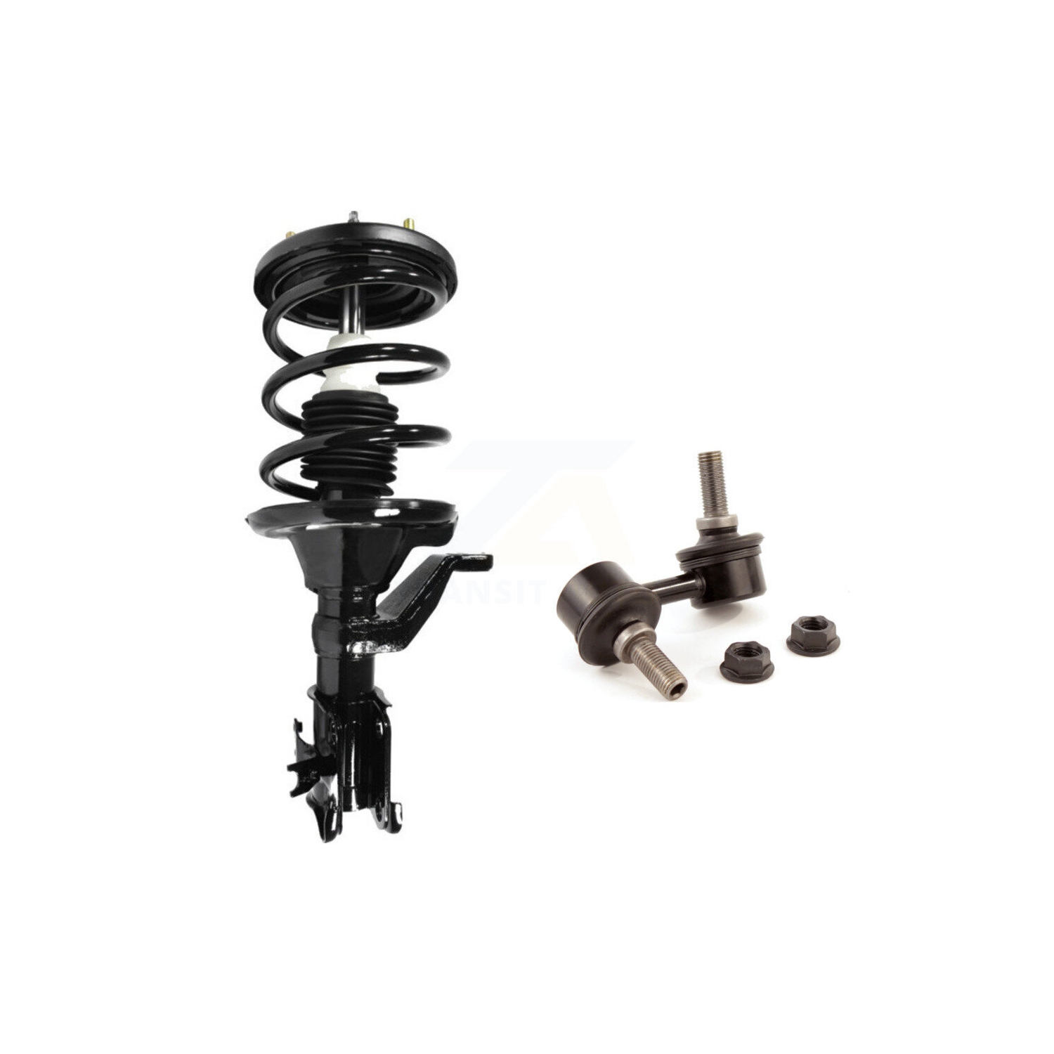 Front Left Complete Shock Assembly TOR Link Kit For Honda Civic Excludes Hybrid Si Models KSS-105398