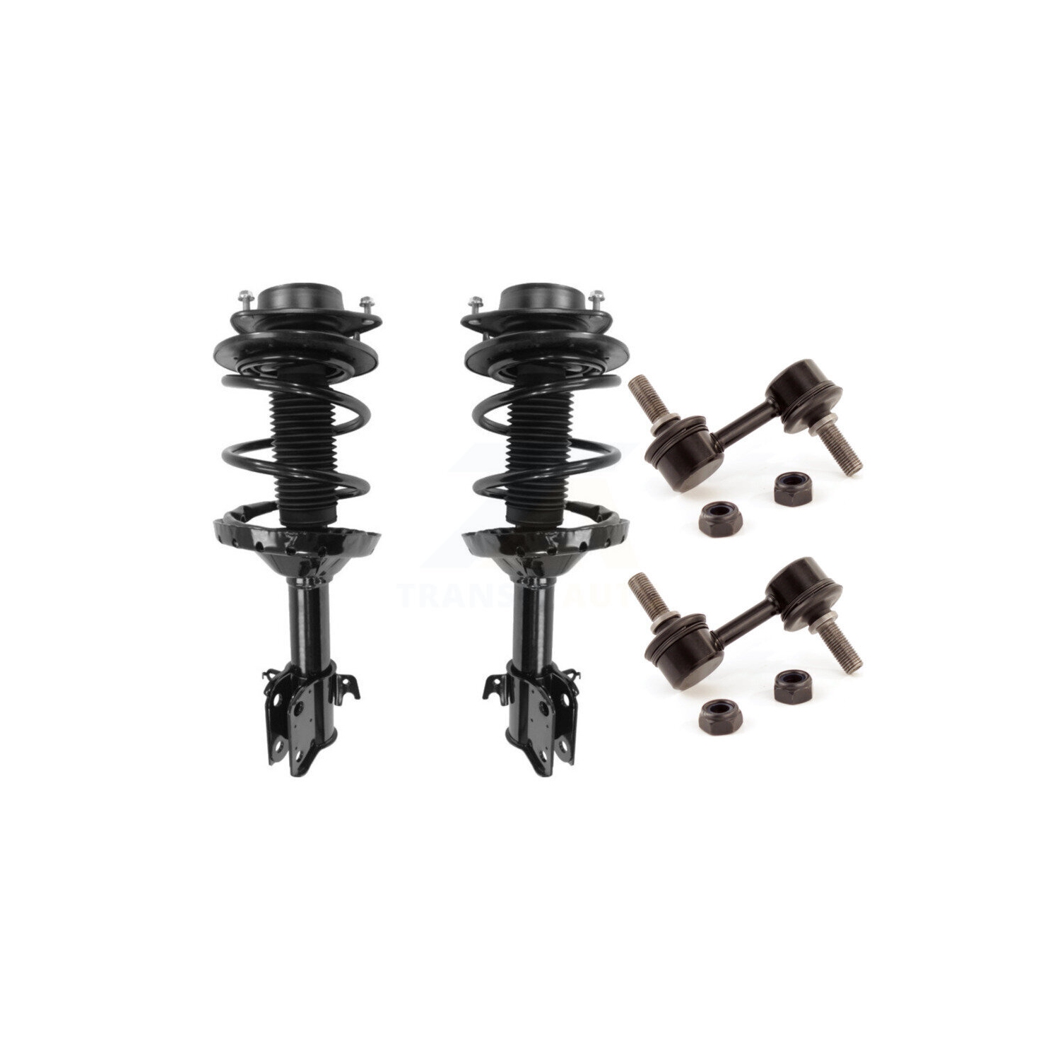 Front Complete Shock Assembly And TOR Link Kit For Subaru Impreza Excludes WRX Models KSS-101116