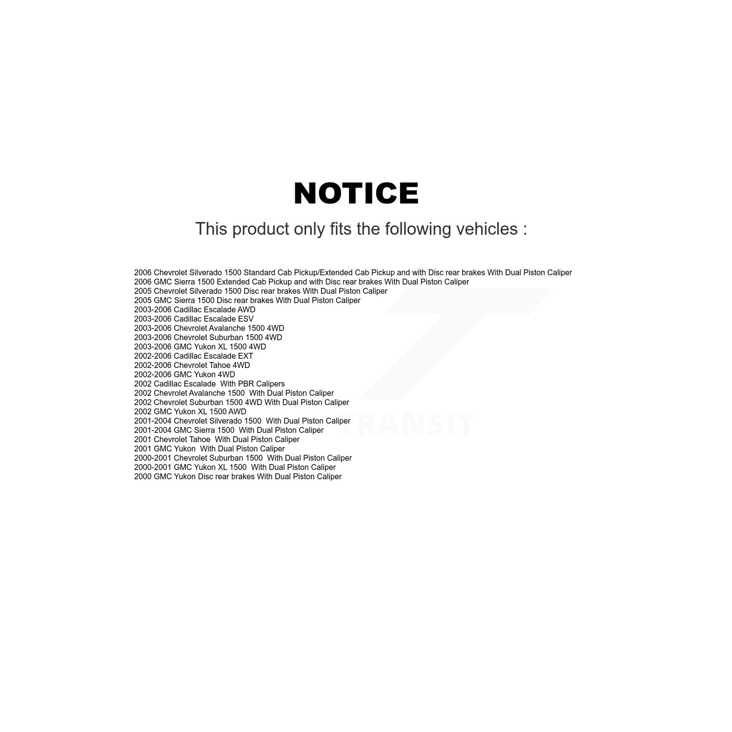 Front Rear Semi-Metallic Brake Pads Parking Shoes Kit For Chevrolet GMC Silverado 1500 XL KSN-100711