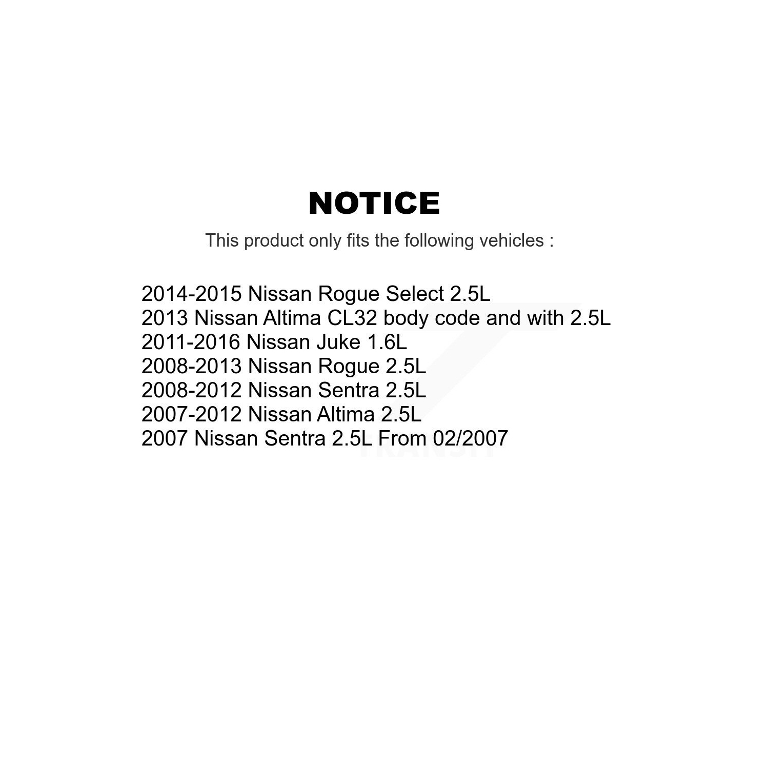 Engine Variable Valve Timing Solenoid SEN-2VTS0062 For Nissan Rogue Altima Sentra Juke Select