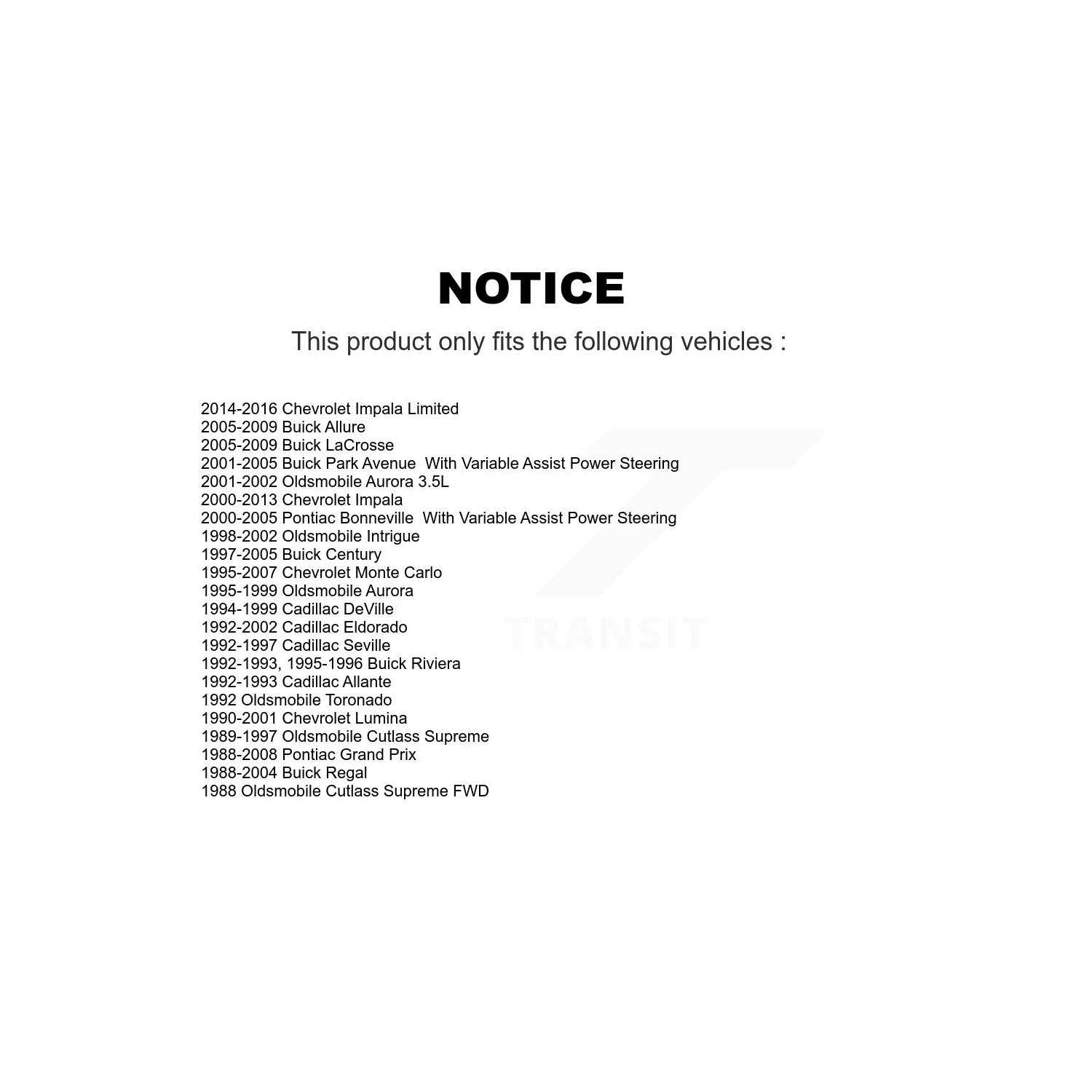 Front Inner Tie Rod End Pair For Chevrolet Impala Buick Pontiac Grand Prix LaCrosse Monte KTR-104851