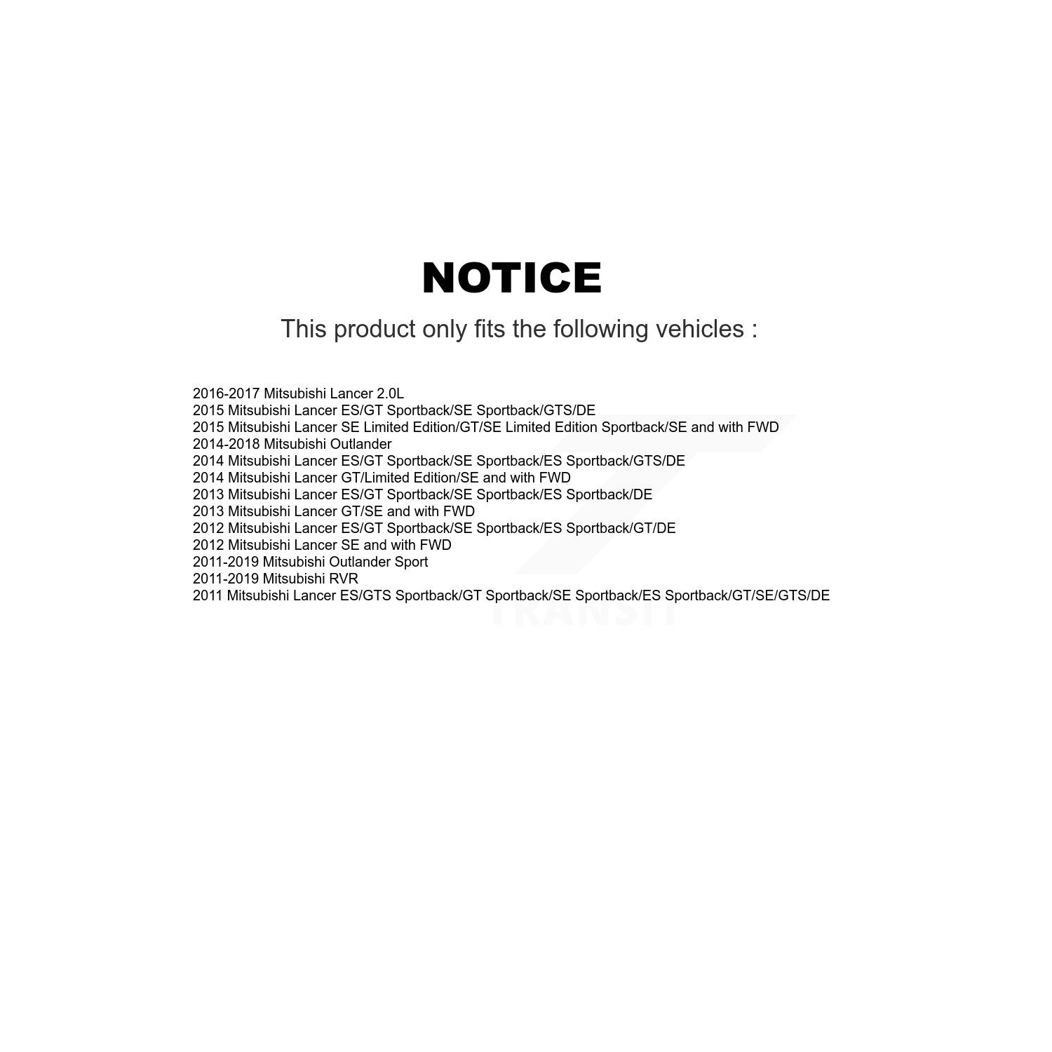 Paire d'embouts de biellette de direction intérieure avant pour Mitsubishi RVR Outlander Lancer Eclipse Cross PHEV Sport KTR-104794