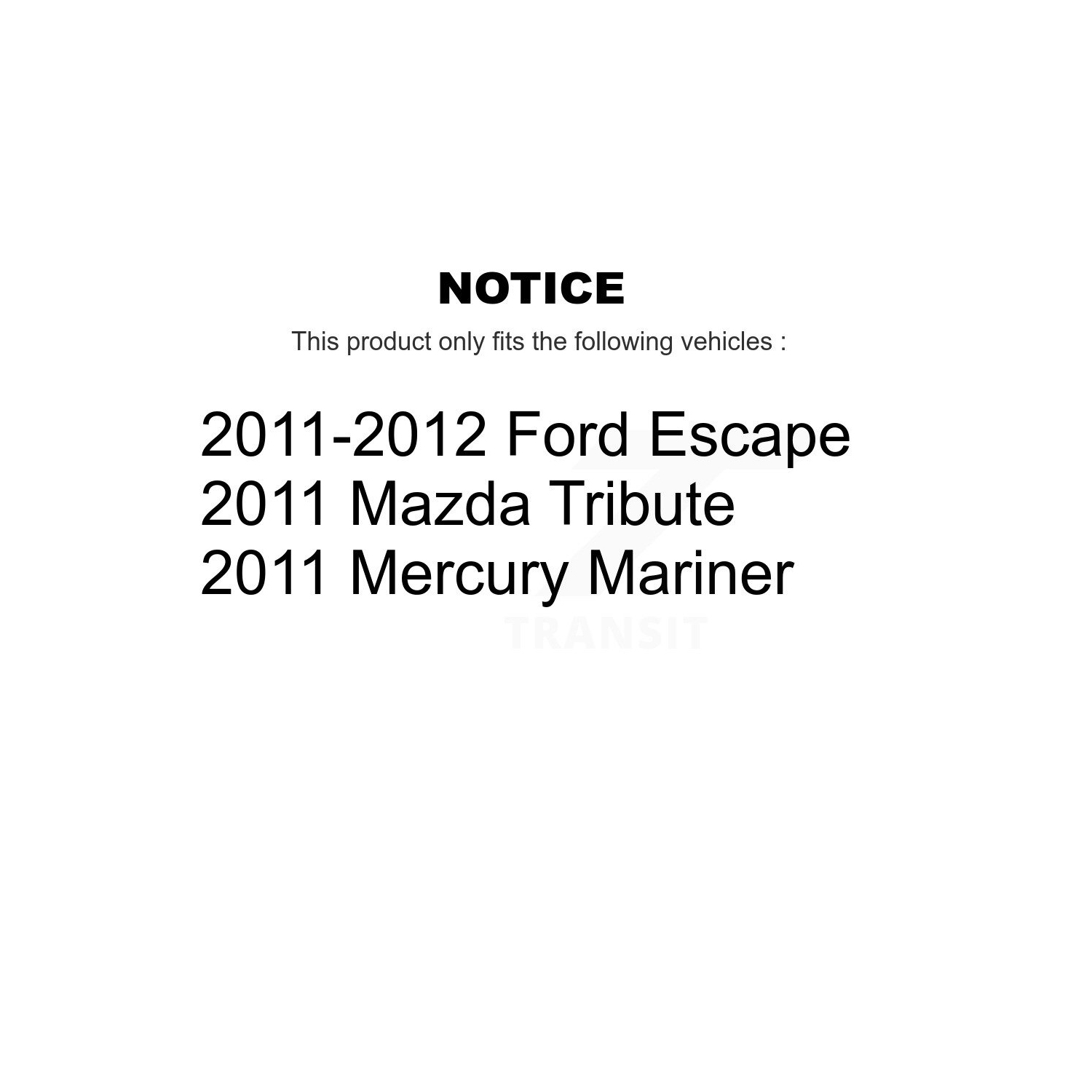 SLC-18B5294 d'étrier de frein à disque avant gauche pour Ford Escape Mazda Tribute Mercury Mariner