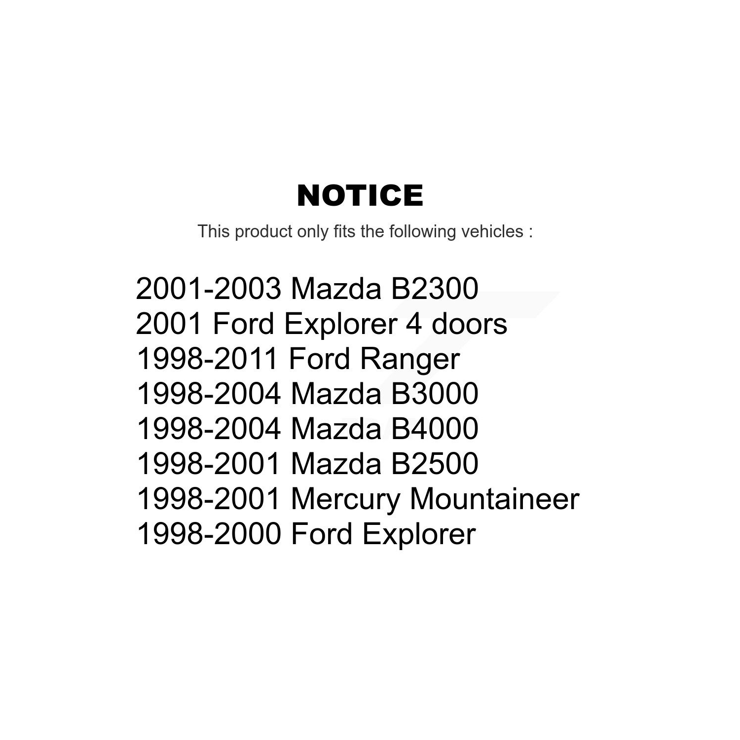 Front Tie Rod End Kit For Ford Ranger Mazda B4000 Explorer B3000 B2300 B2500 Mercury KTR-101873