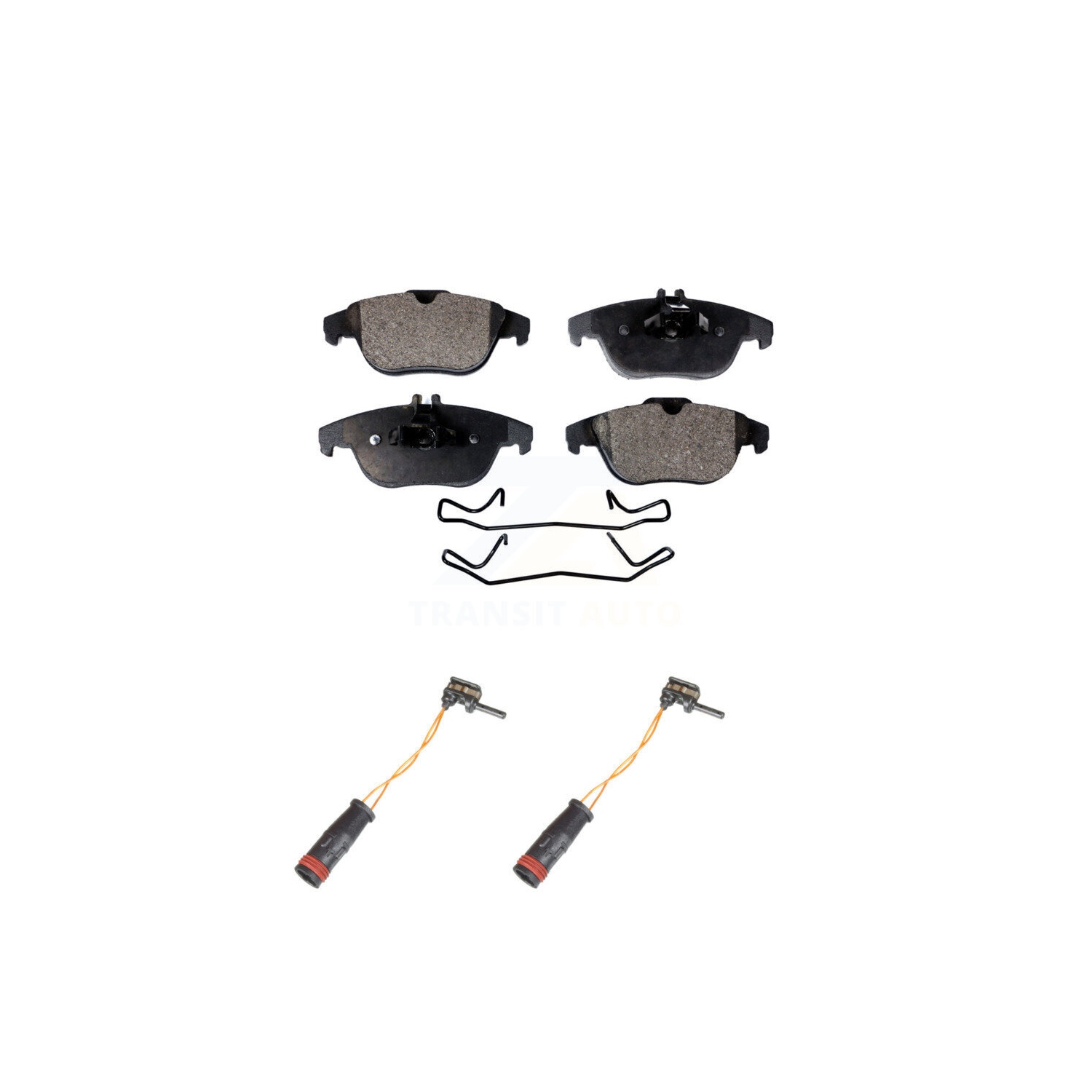 Kit de plaquettes de frein arrière en céramique et capteur d'usure pour Mercedes-Benz C300 GLK350 GLK250 E350 C350 KTW-101342