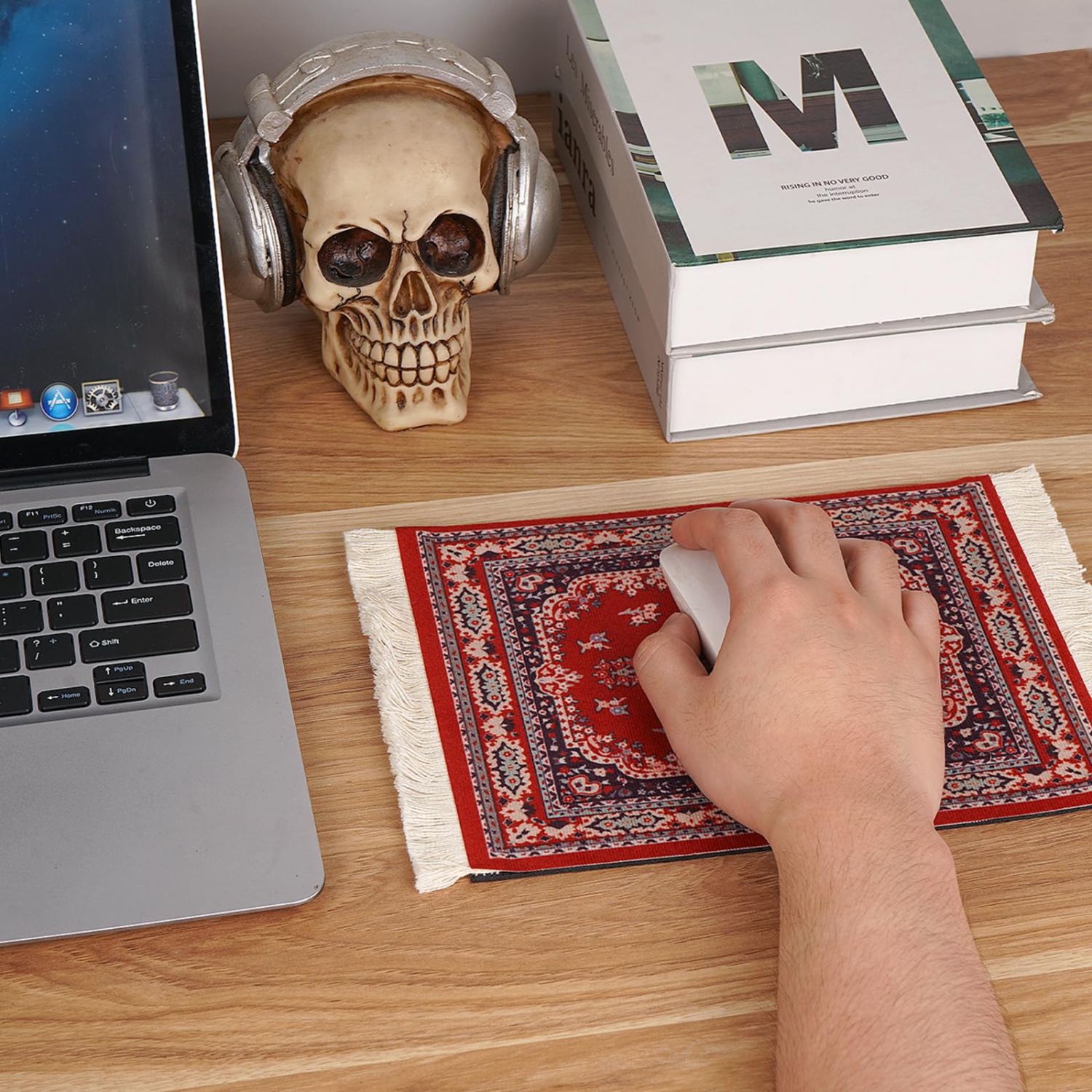 Carpet Mouse Pad - Persian Style Design, Unique and Elegant, Ideal for Office Workers, Gamers, and Students