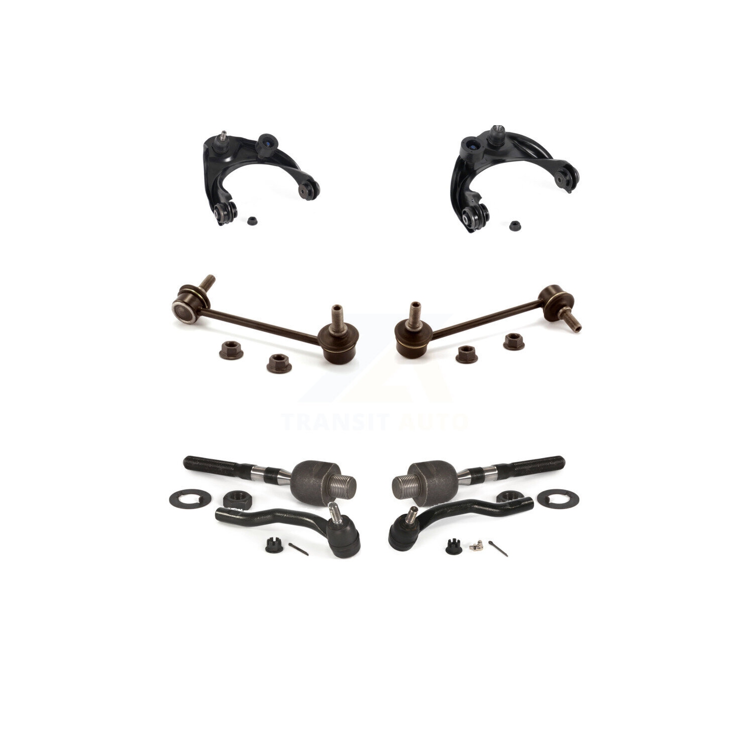 Kit de biellette d'accouplement de biellette de direction de bras de suspension avant et de joint à rotule pour Mazda 6 KTR-104445