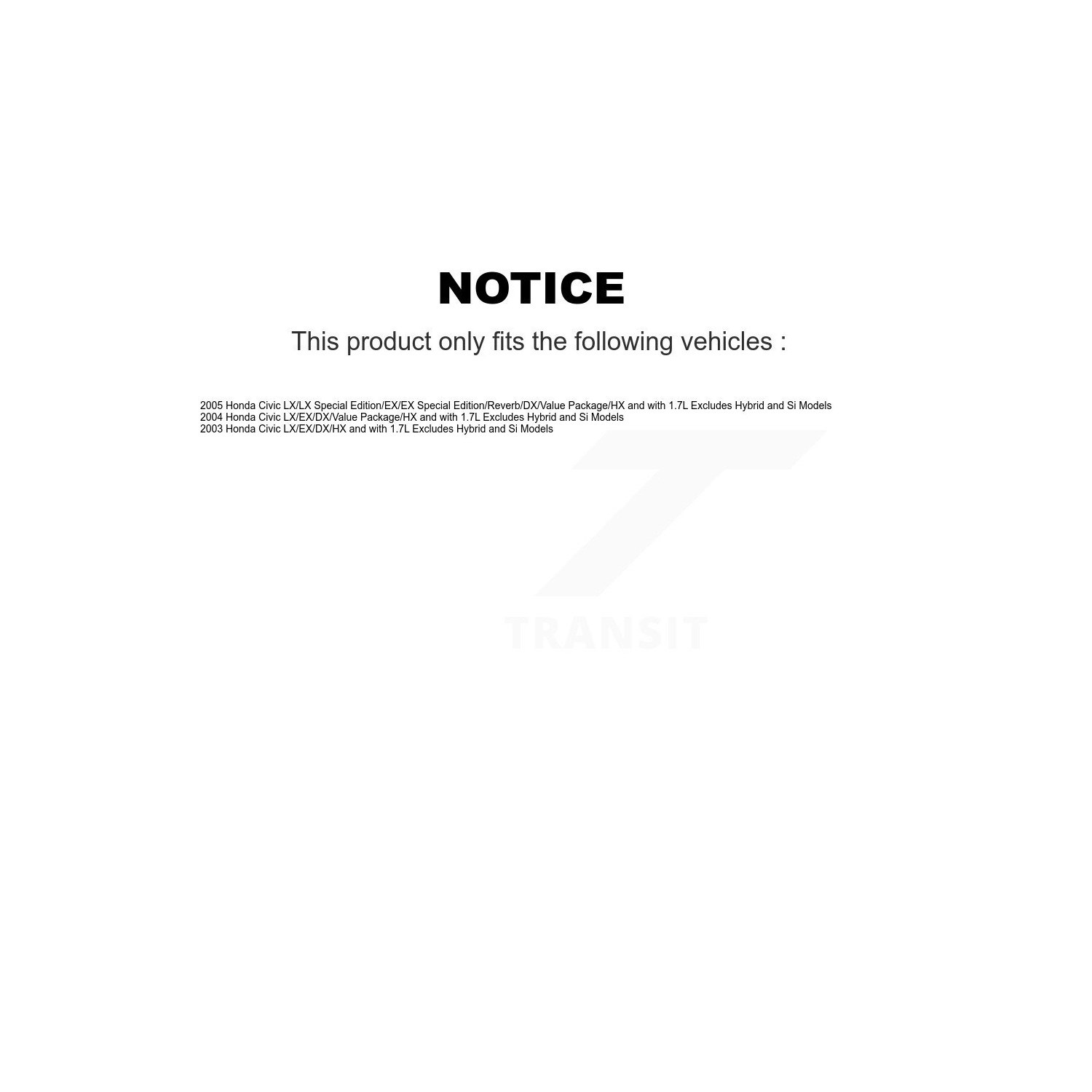 Front Complete Shock Assembly And TOR Link Kit For Honda Civic Excludes Hybrid Si Models KSS-100610