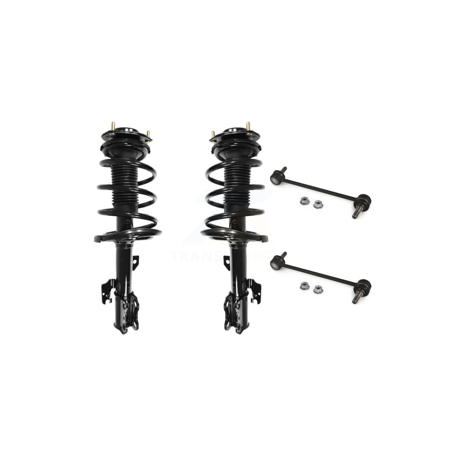 Front Complete Shock Assembly And TQ Link Kit For 2006-2012 Toyota