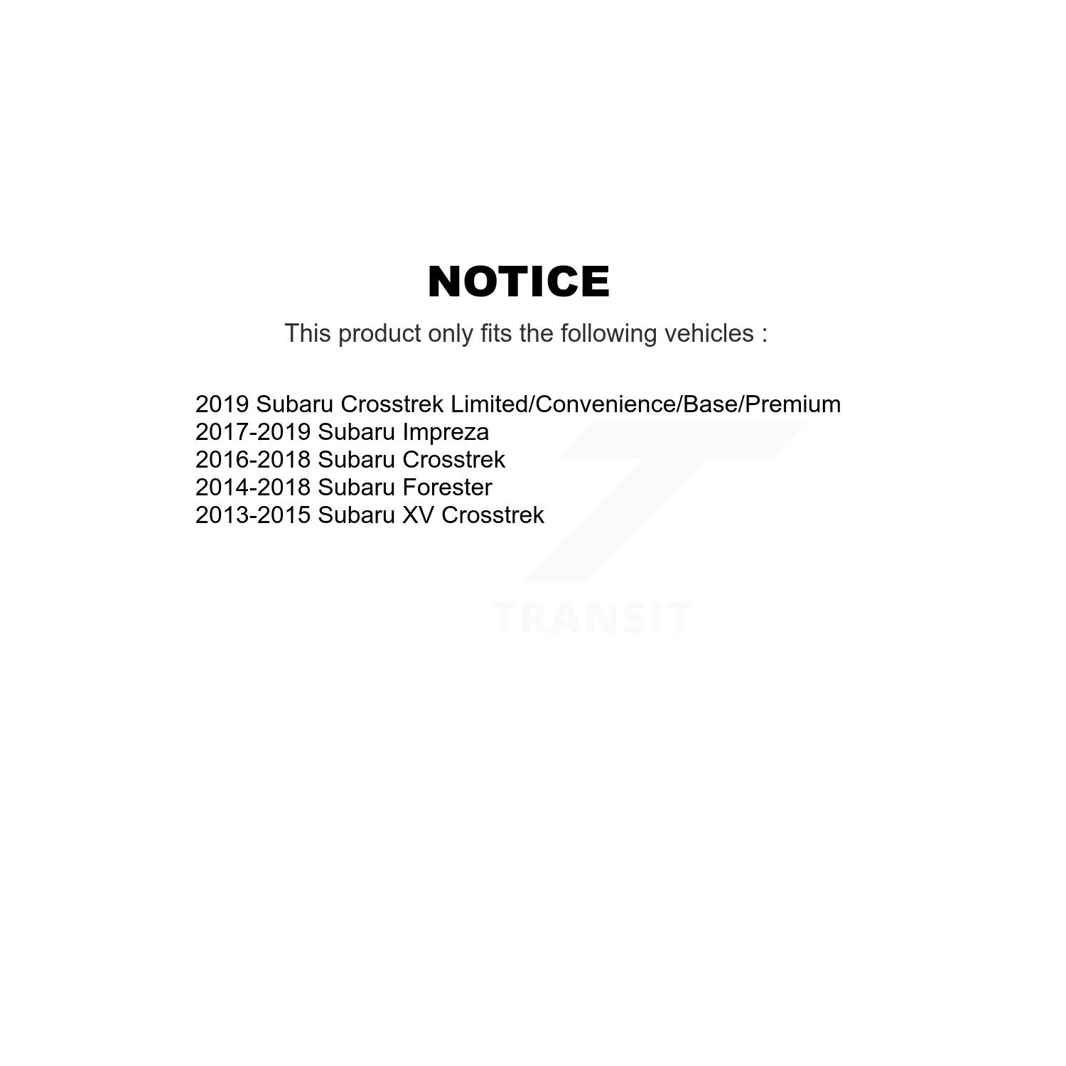 Paire d'embouts de biellette de direction intérieure avant pour Subaru Crosstrek Forester Impreza XV KTR-104807