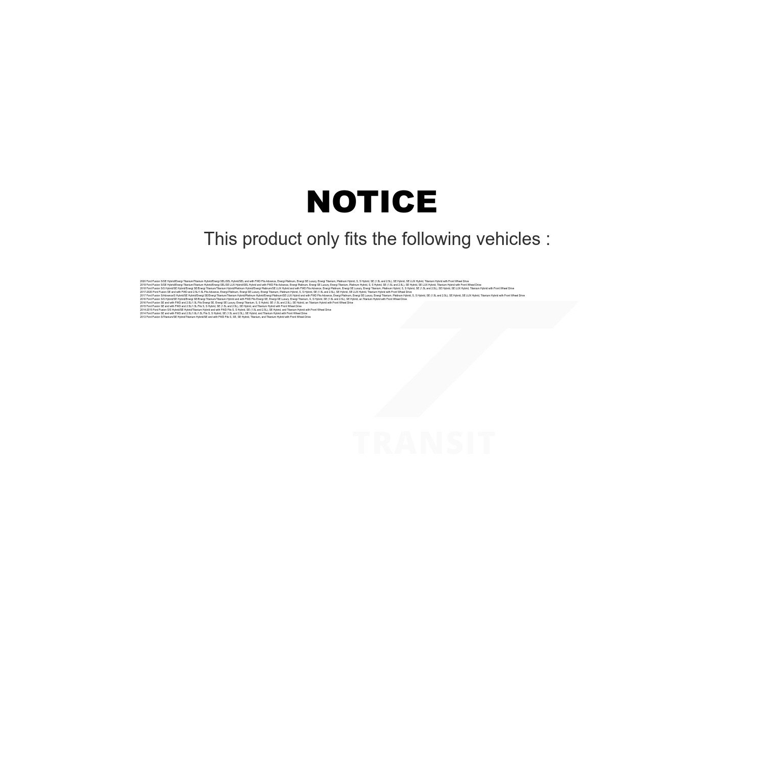 Ensemble d'amortisseur avant complet et ensemble de raccord de rotor pour Ford Fusion KSS-100532