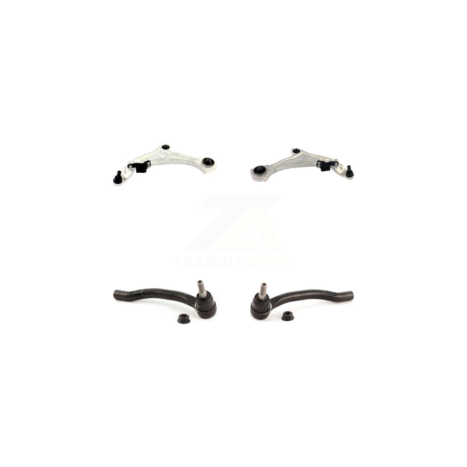 Front Suspension Control Arm Assembly And Tie Rod End Kit For 2009-2014 Nissan Murano KTR-102684