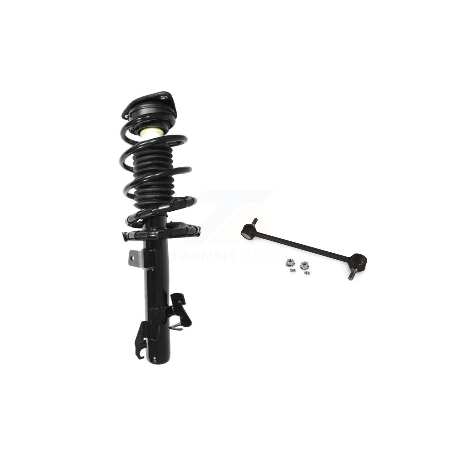Front Left Complete Shock Assembly And TQ Link Kit For Mazda 3 Excludes MazdaSpeed Model KSS-104493