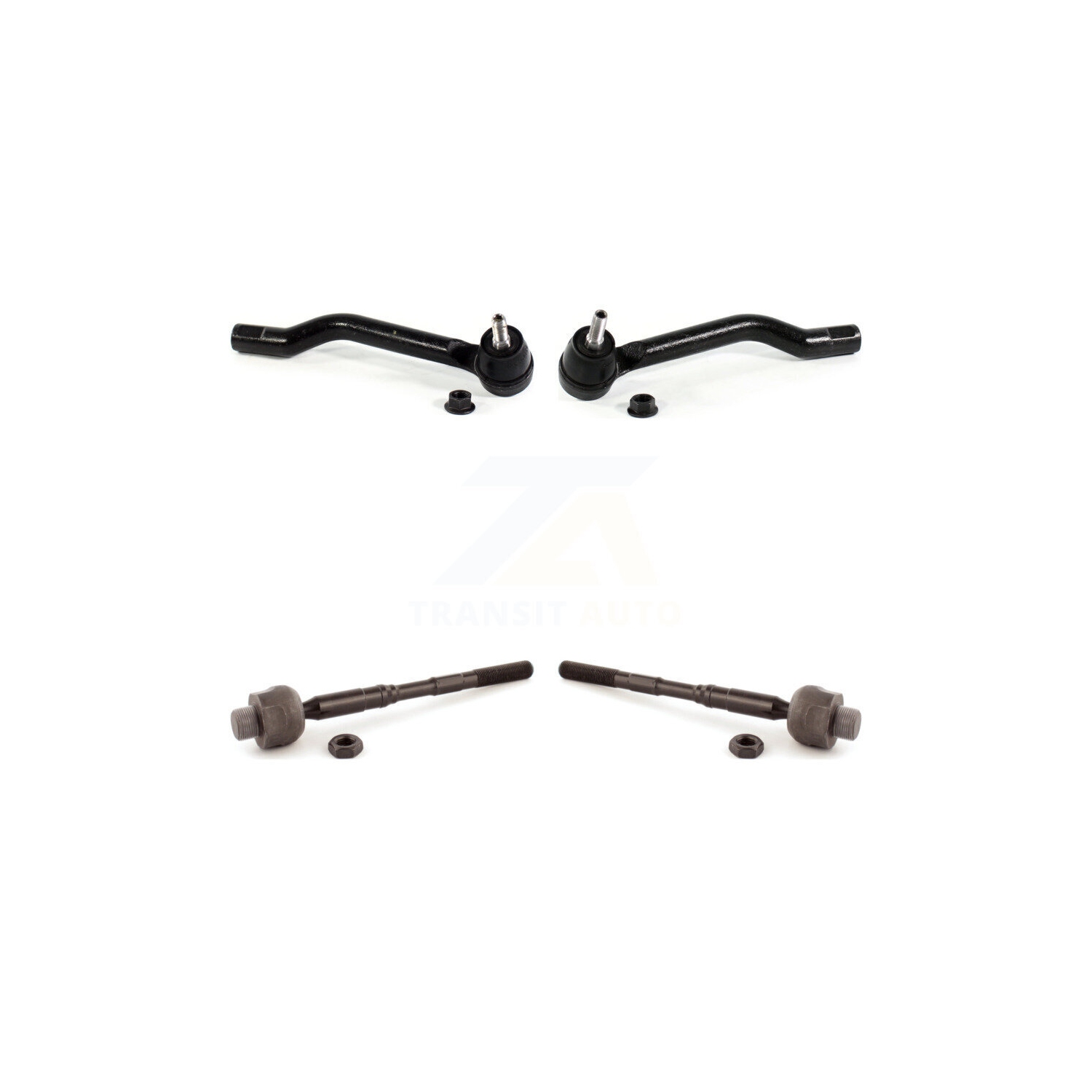 Front Outer & Inner Steering Tie Rod End Kit For 2014 Nissan Rogue KTR-104971
