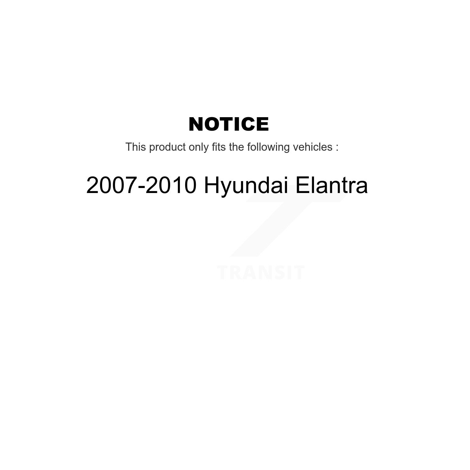 Front Complete Shock Assembly And TOR Link Kit For 2007-2010 Hyundai Elantra KSS-100683