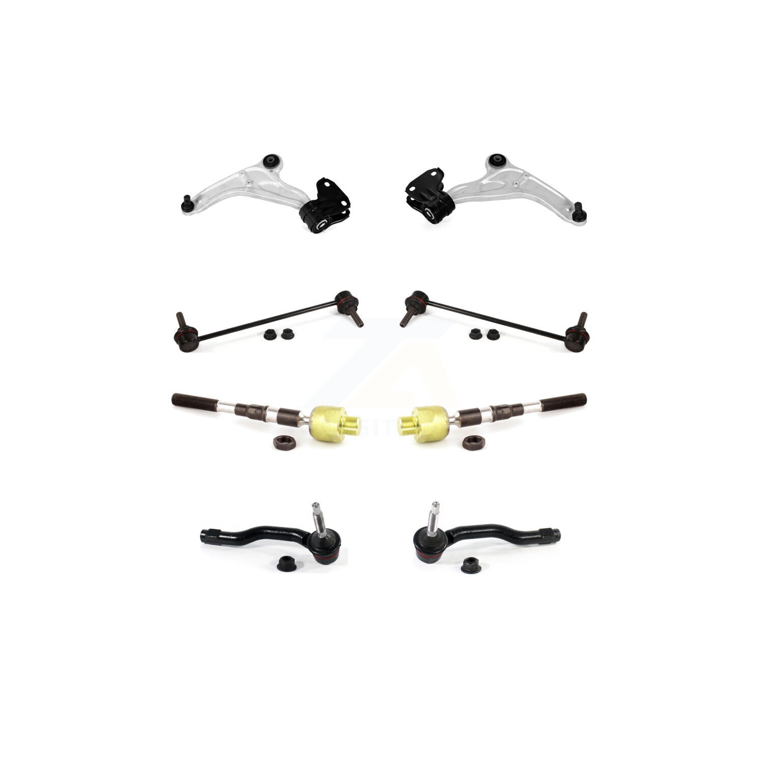 Ensemble de biellette de direction de bras de suspension avant et de joint à rotule pour Ford Edge 15-16 à 12 23 14 KTR-104459