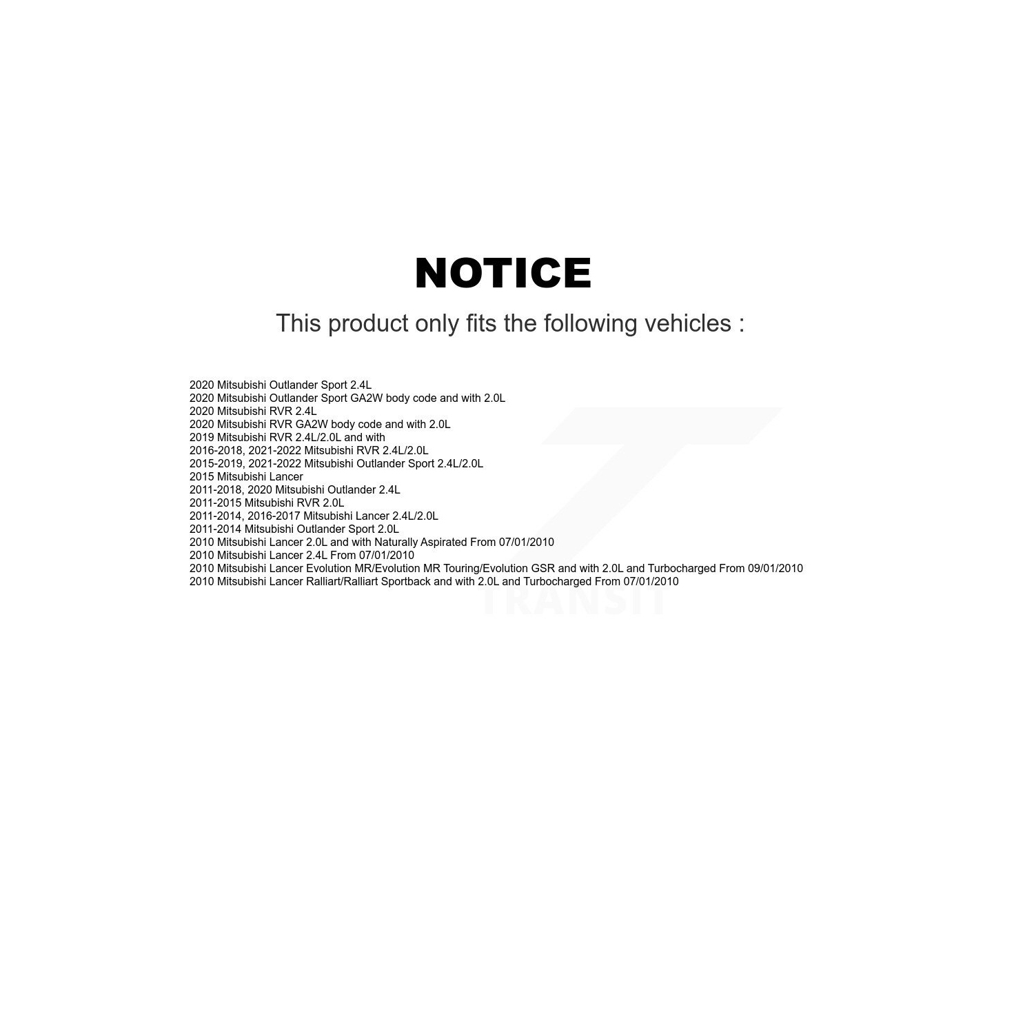 Engine Variable Valve Timing Solenoid SEN-2VTS0123 For Mitsubishi RVR Outlander Lancer Sport