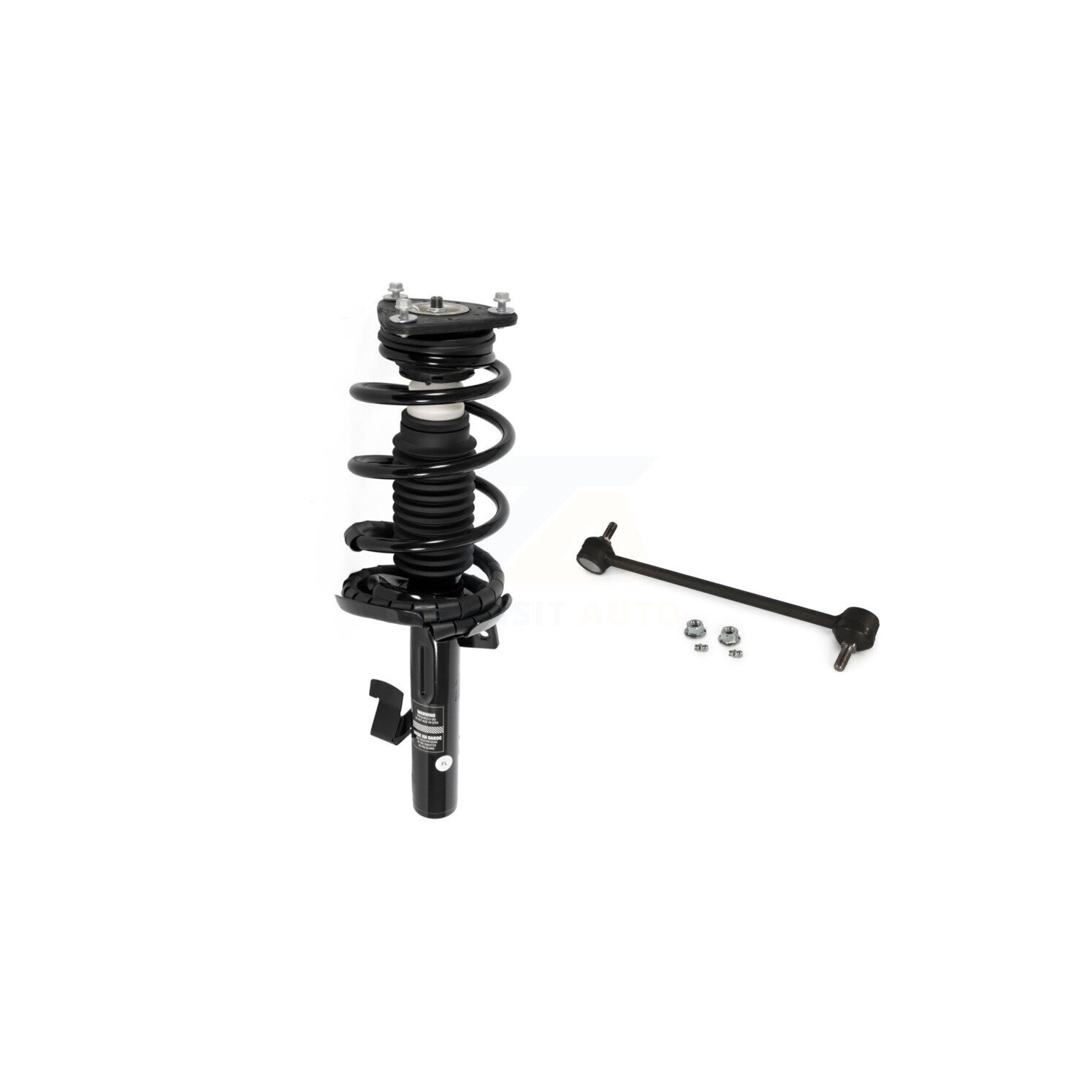 Front Left Complete Shock Assembly And TQ Link Kit For Mazda 3 Excludes MazdaSpeed Model KT7-100008