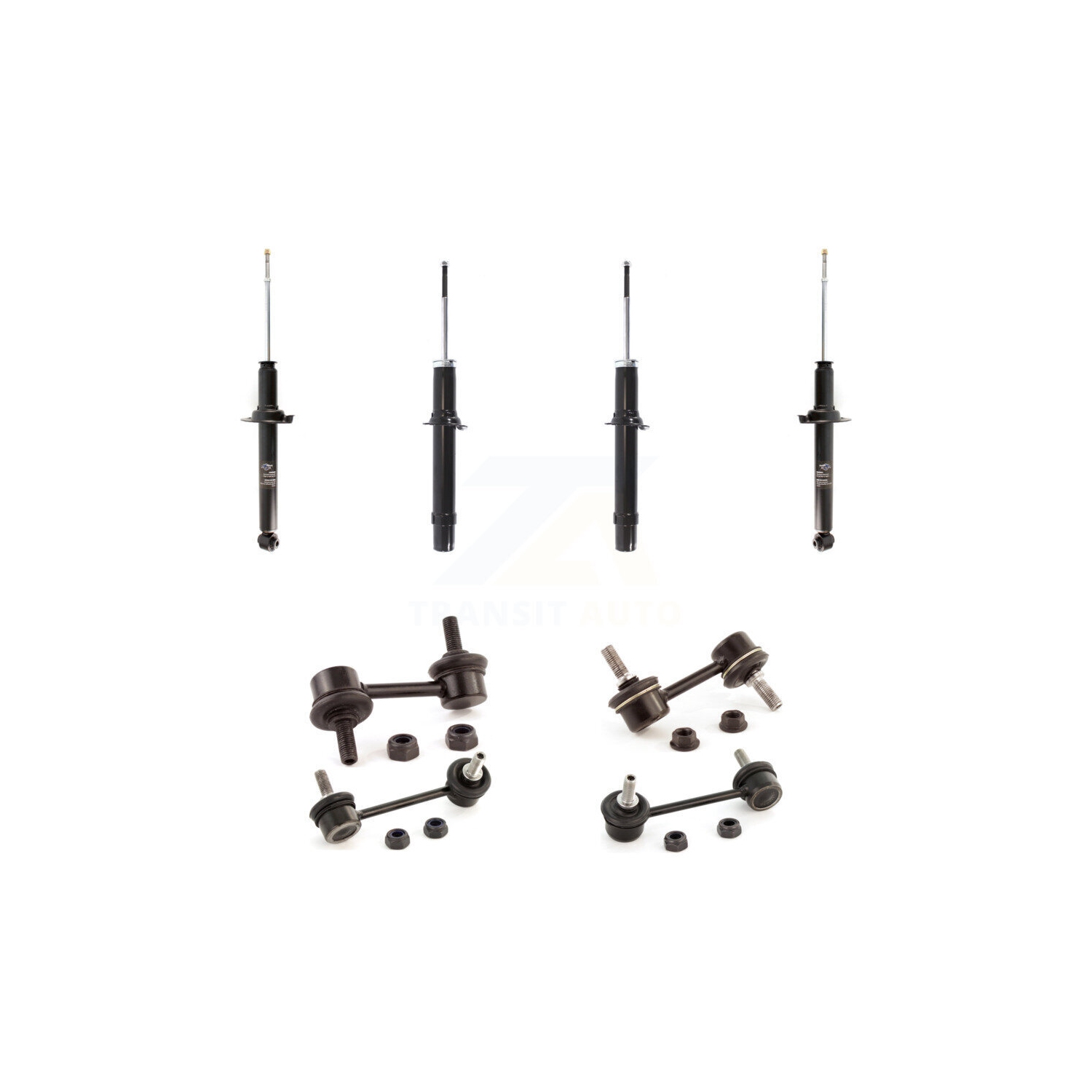 Front Rear Strut & TOR Bar Link Kit For 2003 Honda Accord To Chassis VIN #3C013715 KSS-108160