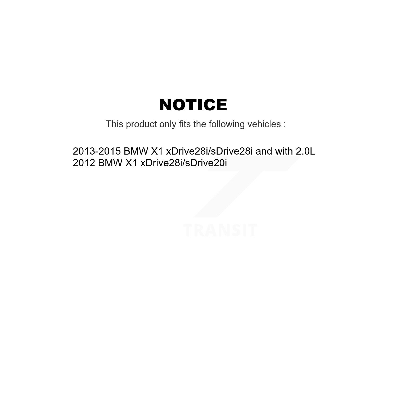 Rear Ceramic Disc Brake Pads And Wear Sensors Kit For BMW X1 KCW-100815