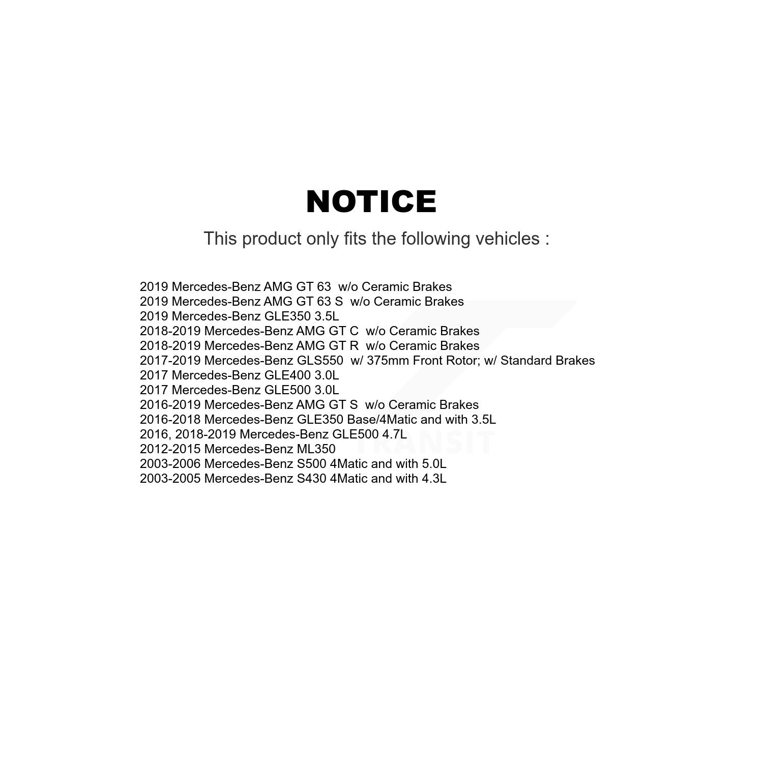 Front Rear Brake Pads Wear Sensor For Mercedes-Benz ML350 GLE350 GLE400 GLS550 S KSE-100439