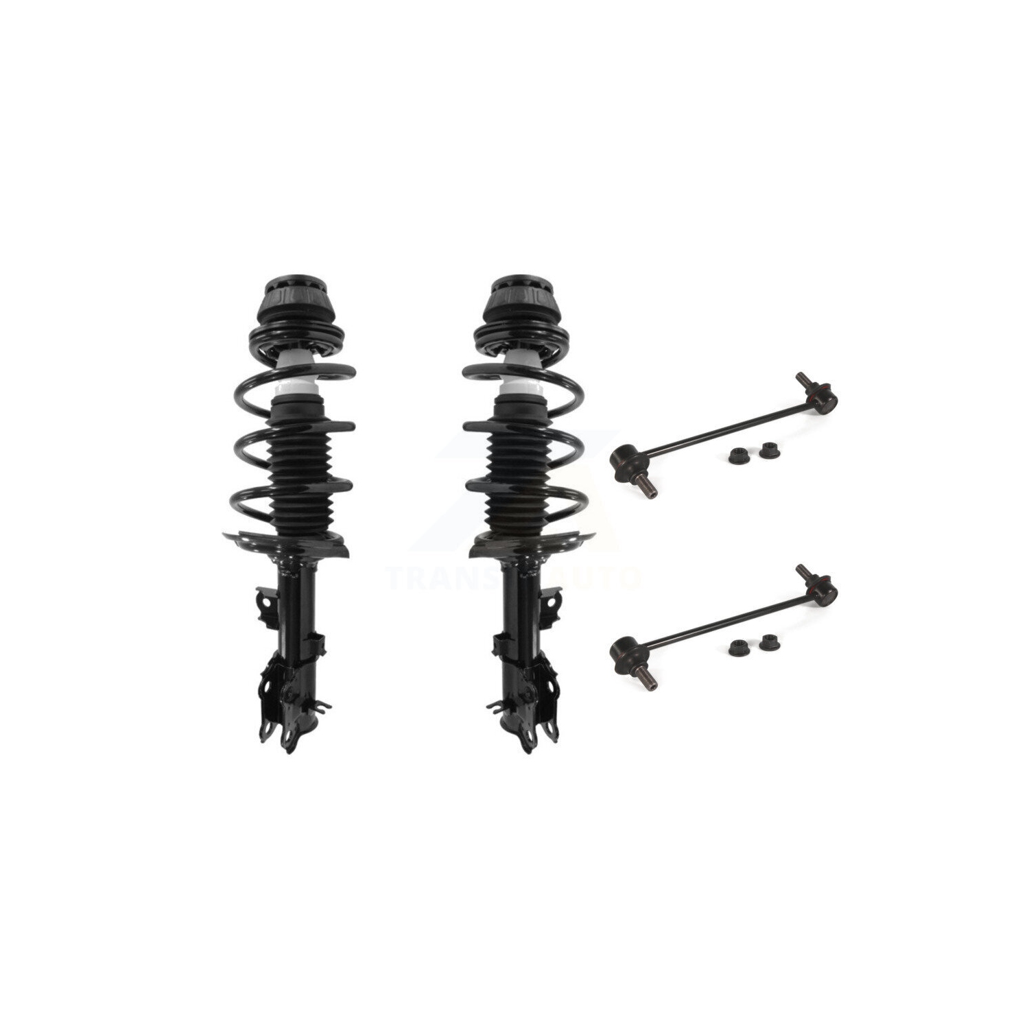 Ensemble d'amortisseur avant complet et trousse de liaison de rotor pour Accent Kia Rio KSS-100692 2012-2017 de Hyundai