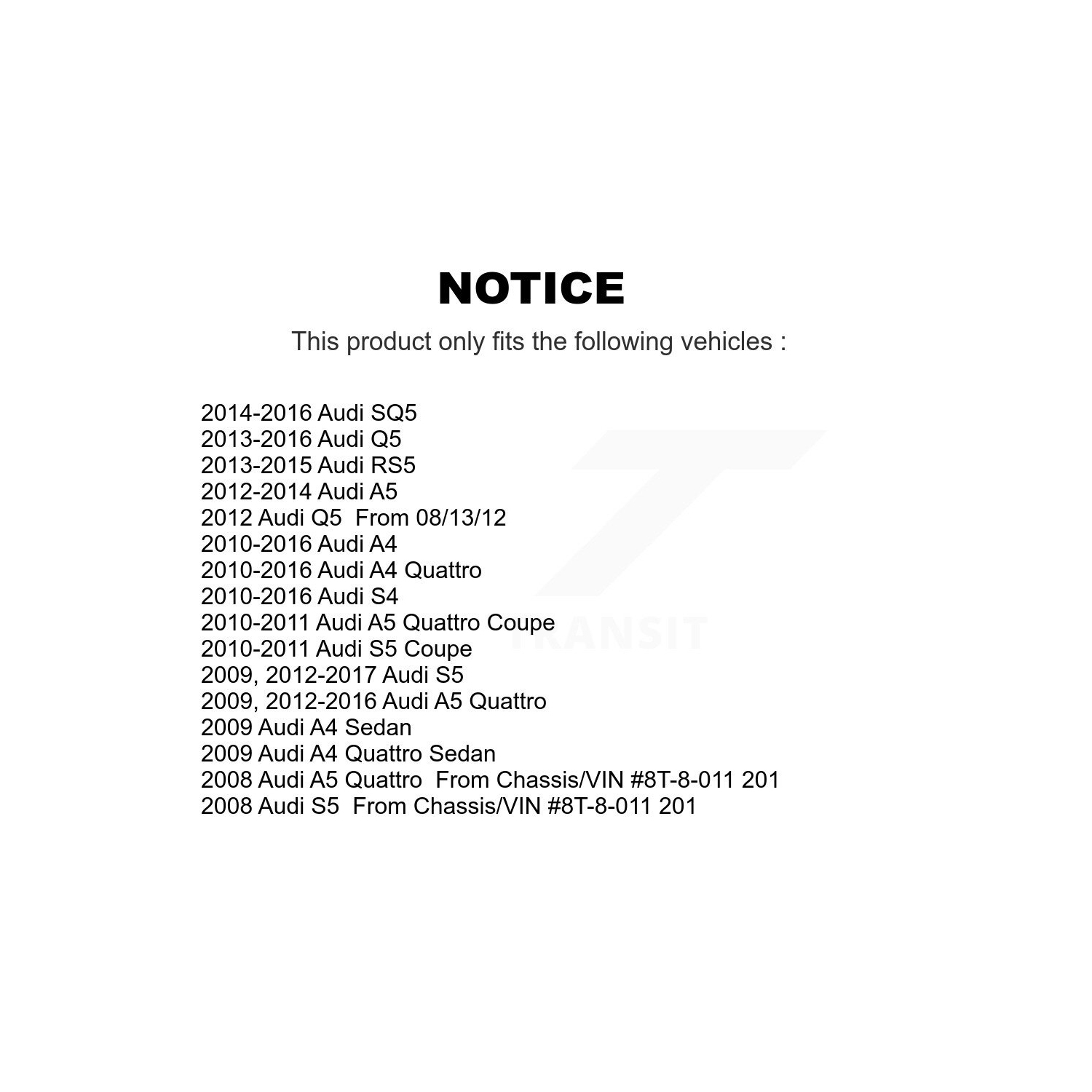 Front Suspension Control Arm Ball Joint Link Kit For Audi Q5 A4 Quattro A5 S4 S5 SQ5 RS5 KTR-104327