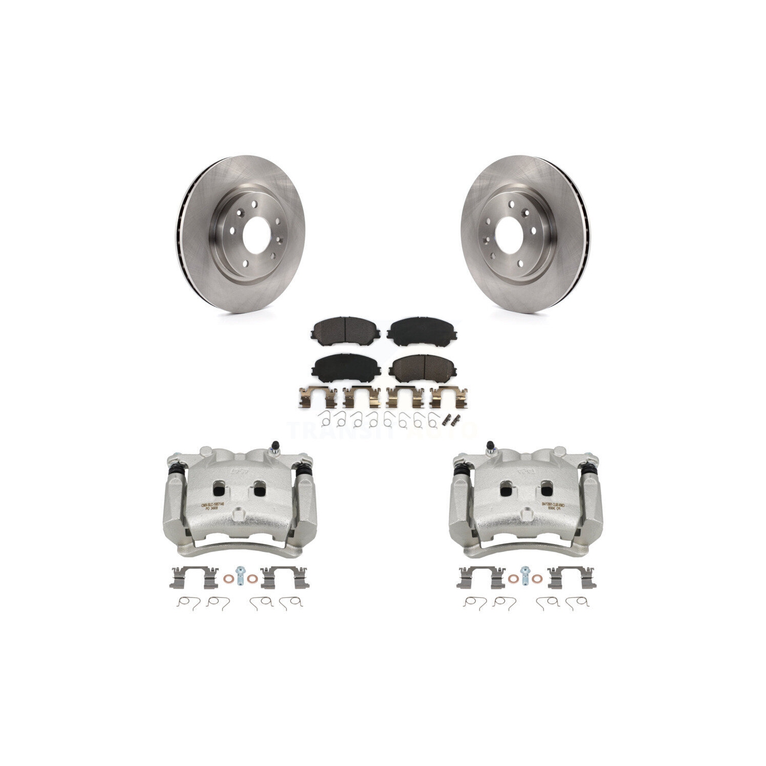 Jeu de plaquettes semi-métalliques pour frein d'étrier de frein avant pour Nissan Rogue sans 3ᵉ pour sièges de rang KC8-100192P