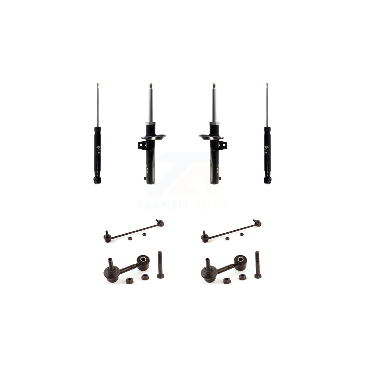 Ensemble amortisseur de jambe de force arrière avant et barre de torsion pour Volkswagen Jetta Golf Rabbit Passat CC KSS-108180