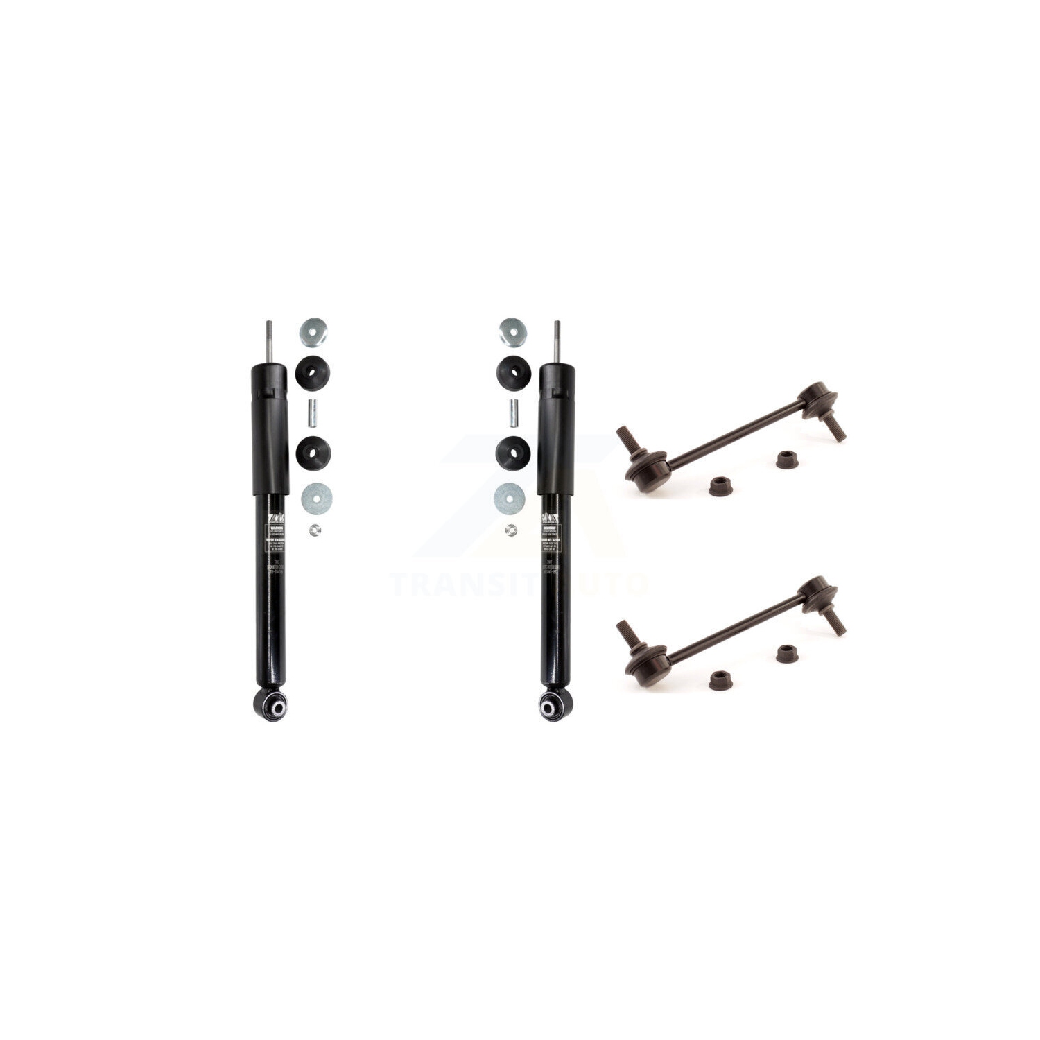 Kit d'amortisseur arrière et de liaison de rotor pour Acura RDX KSS-108347 2013-2018