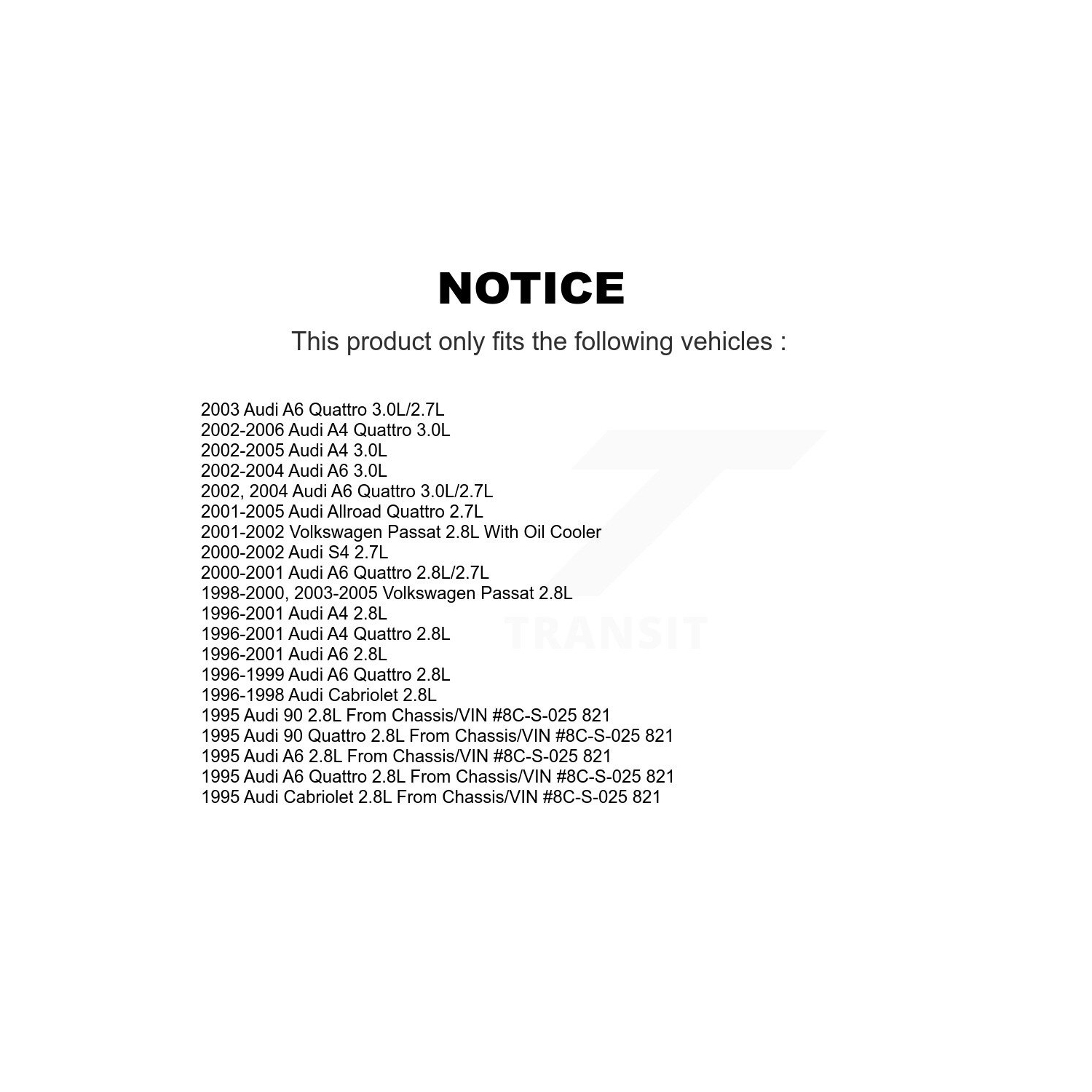 Engine Oil Filter For Audi A4 Quattro Volkswagen Passat A6 Allroad S4 Cabriolet KLO-100010