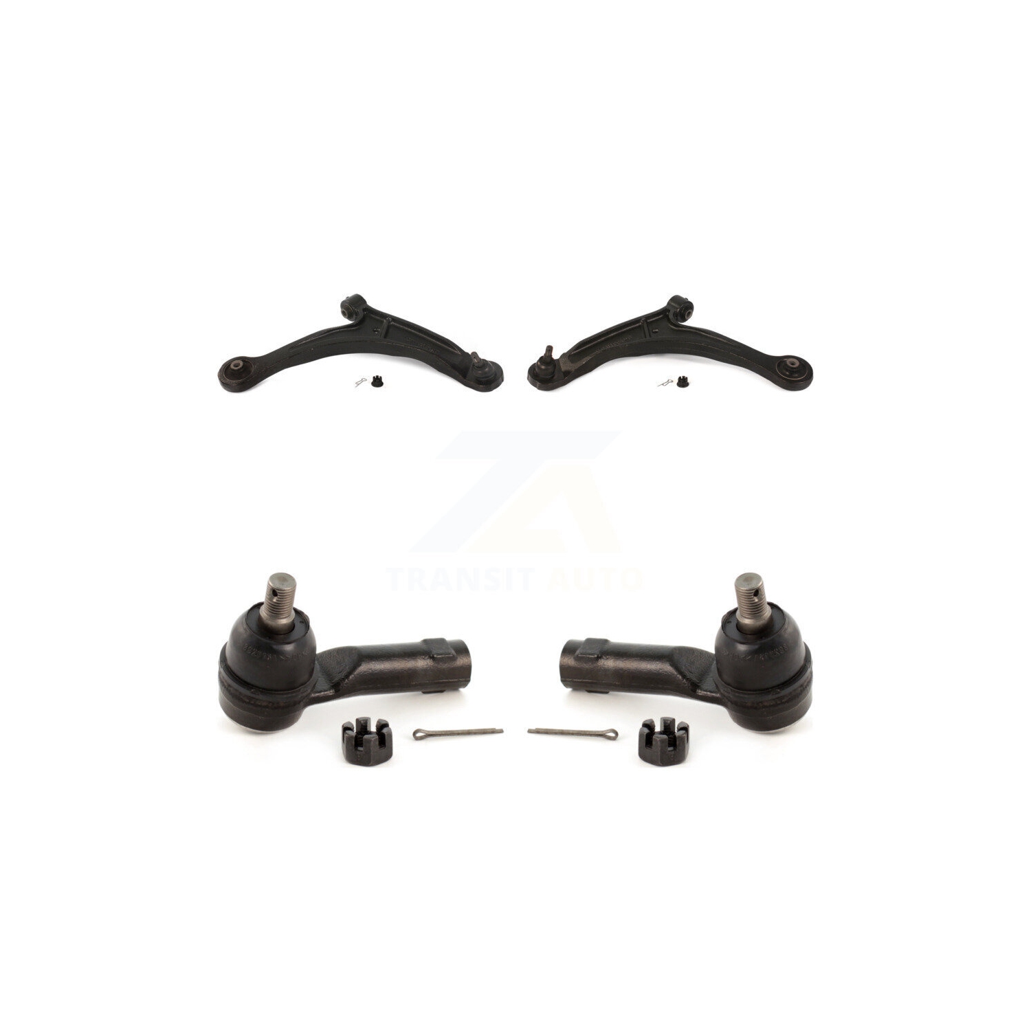 Front Suspension Control Arm Assembly And Tie Rod End Kit For 2006-2014 Honda Ridgeline KTR-102901