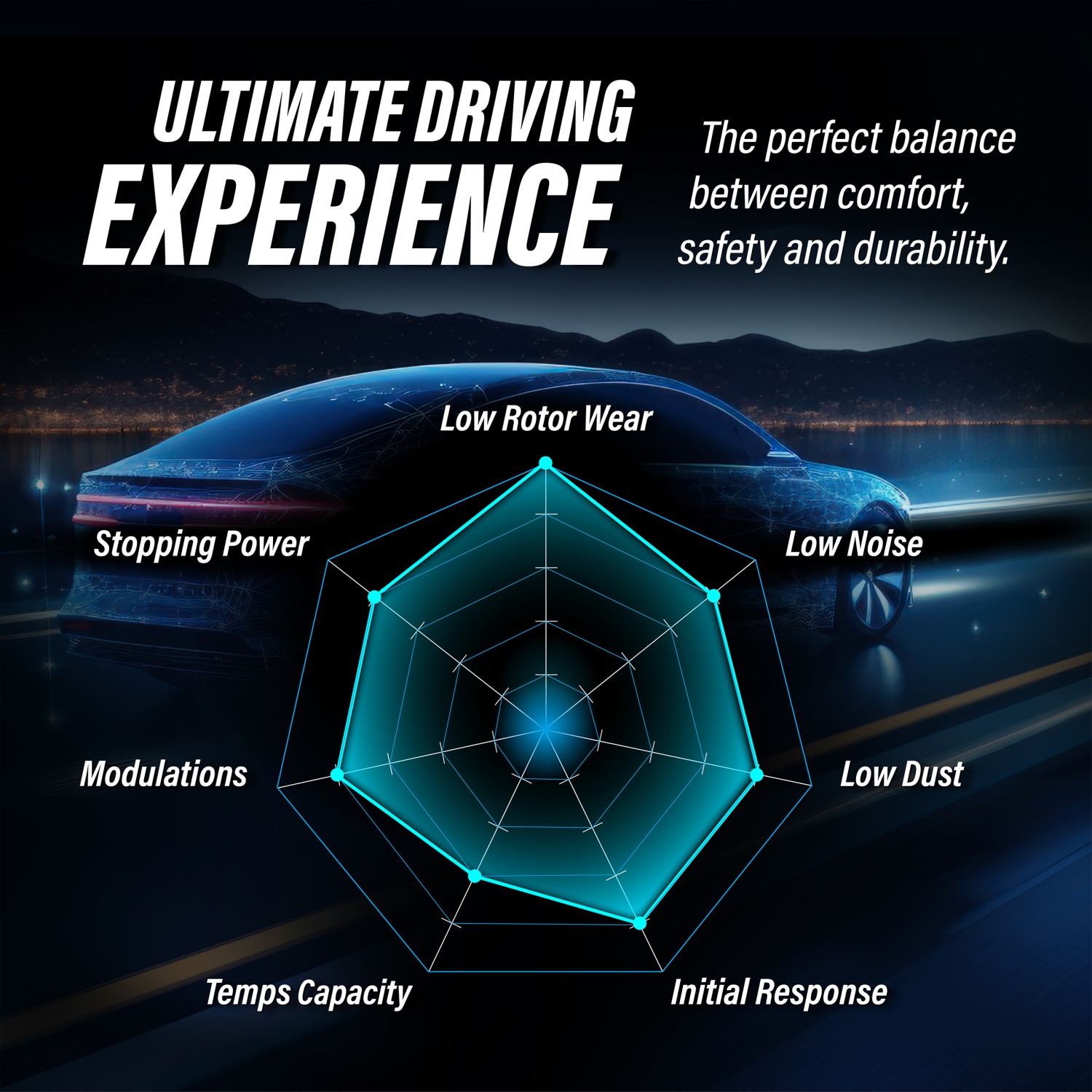 Plaquettes de frein avant arrière en céramique pour Ford Escape Mazda Tribute Mercury Mariner KTN-100167