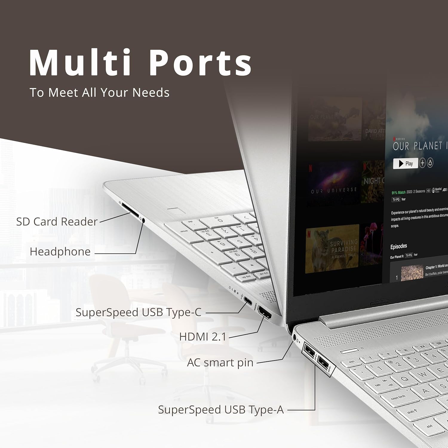 Boîte ouverte - Portable professionnel HP 15,6&nbsp;po HD intégrale, Core i5-1135G7 Intel, SSD PCIe 256&nbsp;Go, mémoire vive 8&nbsp;Go, clavier